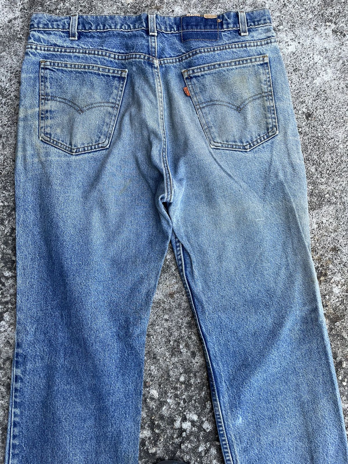 Levi's Vintage Clothing Vintage 90s Levi’s 517 Faded Jeans Size US 35 - 13 Thumbnail