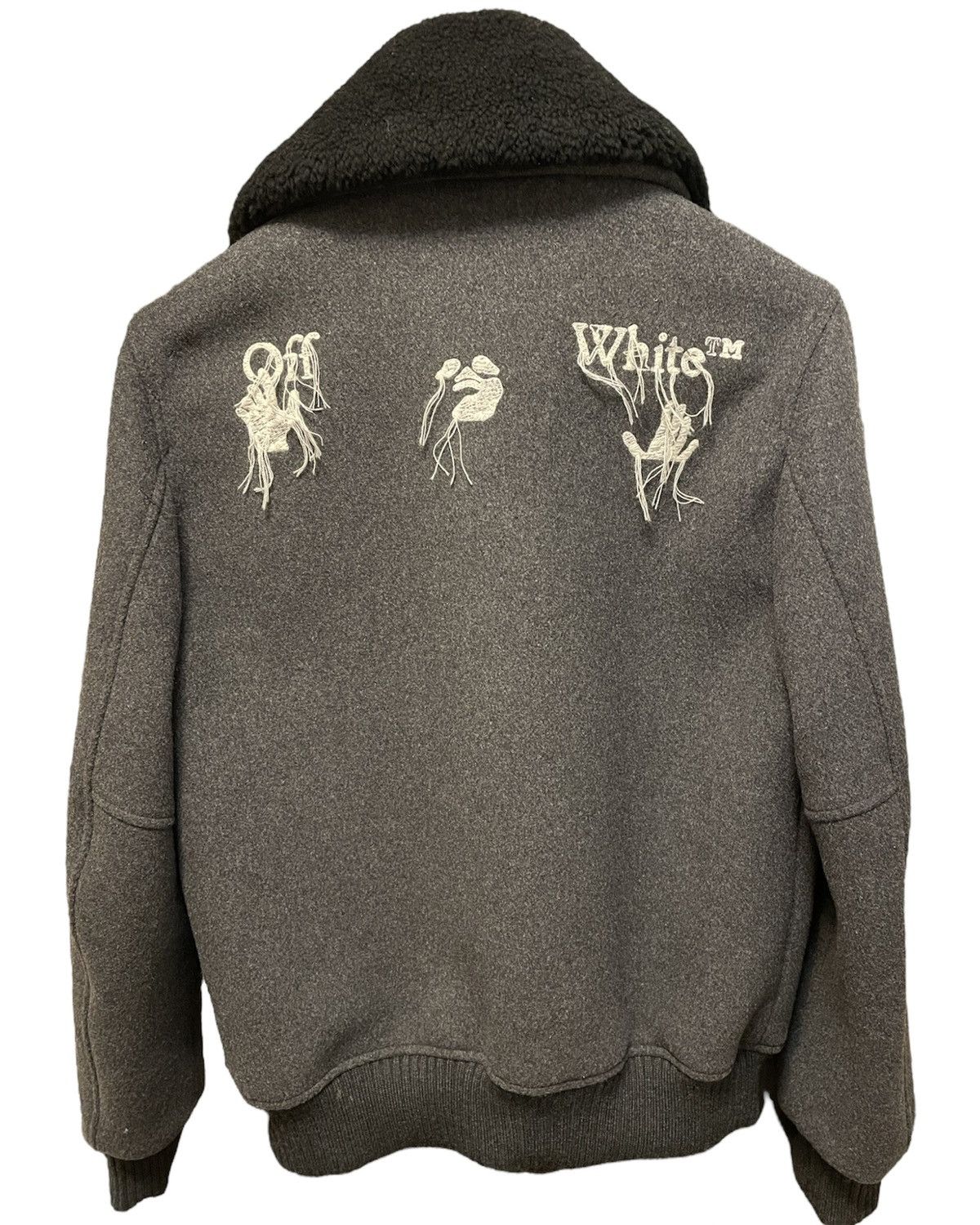 Off-White 🔥Brand New🔥Logo Pivot Aviator Jacket Size US S / EU 44-46 / 1 - 2 Thumbnail