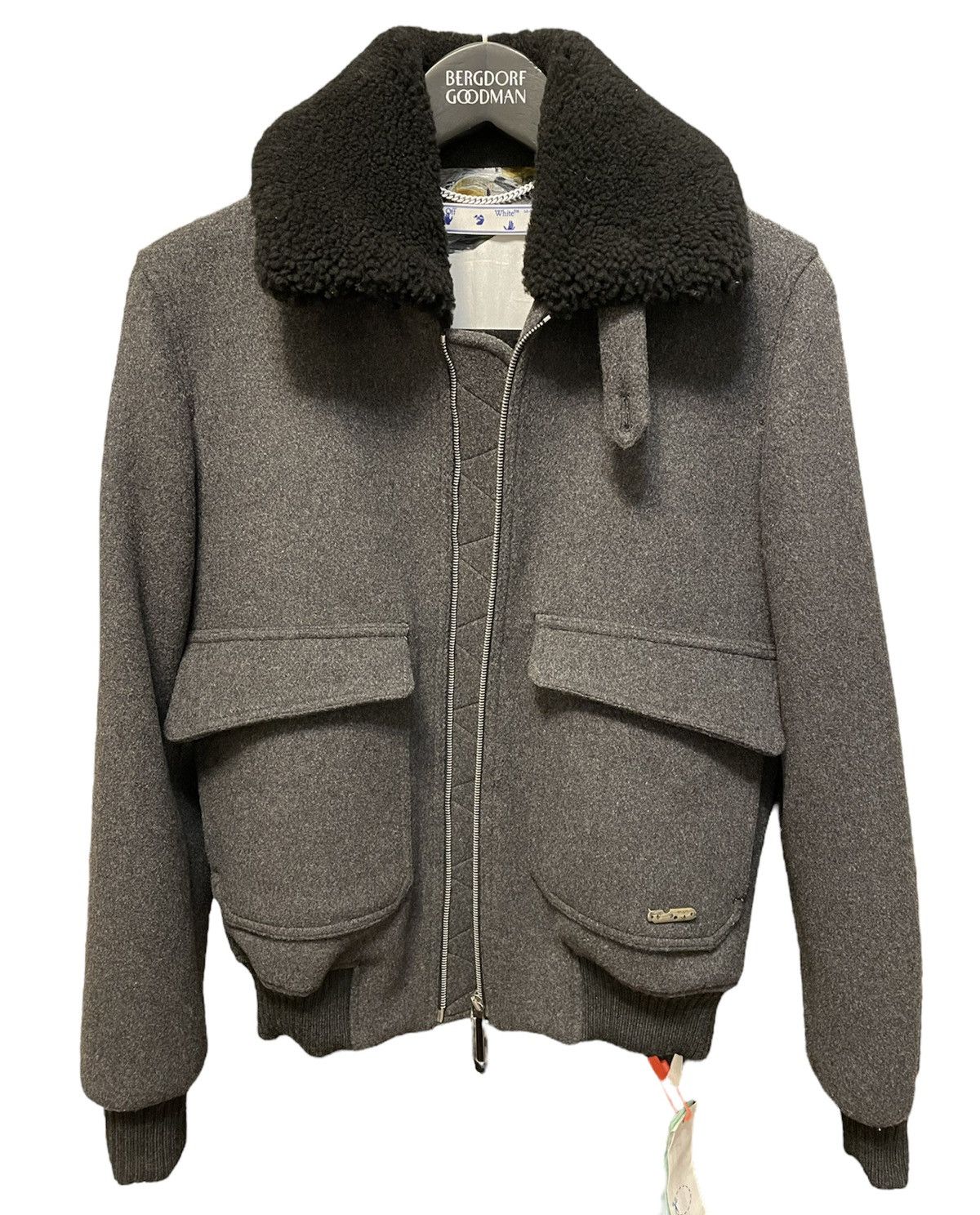 Off-White 🔥Brand New🔥Logo Pivot Aviator Jacket Size US S / EU 44-46 / 1 - 1 Thumbnail