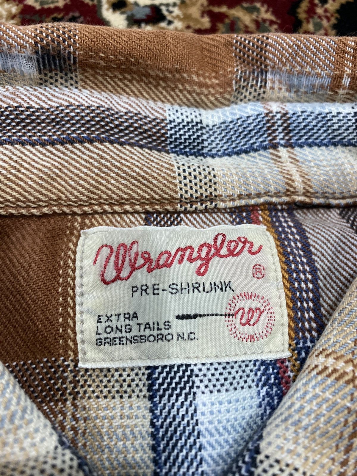 Flannel × Vintage × Wrangler Vintage Wrangler Flannel Size US M / EU 48-50 / 2 - 9 Thumbnail