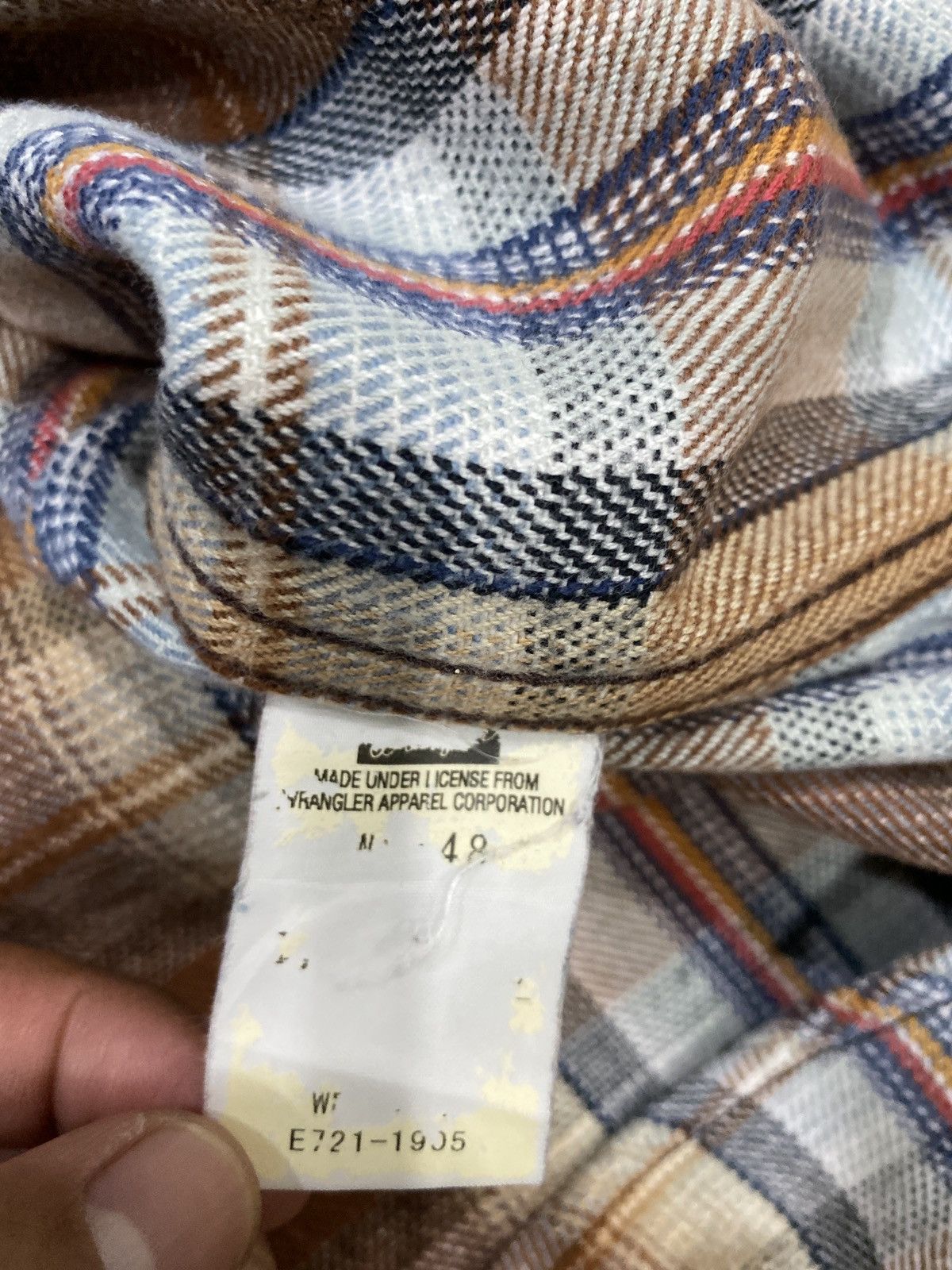 Flannel × Vintage × Wrangler Vintage Wrangler Flannel Size US M / EU 48-50 / 2 - 8 Thumbnail