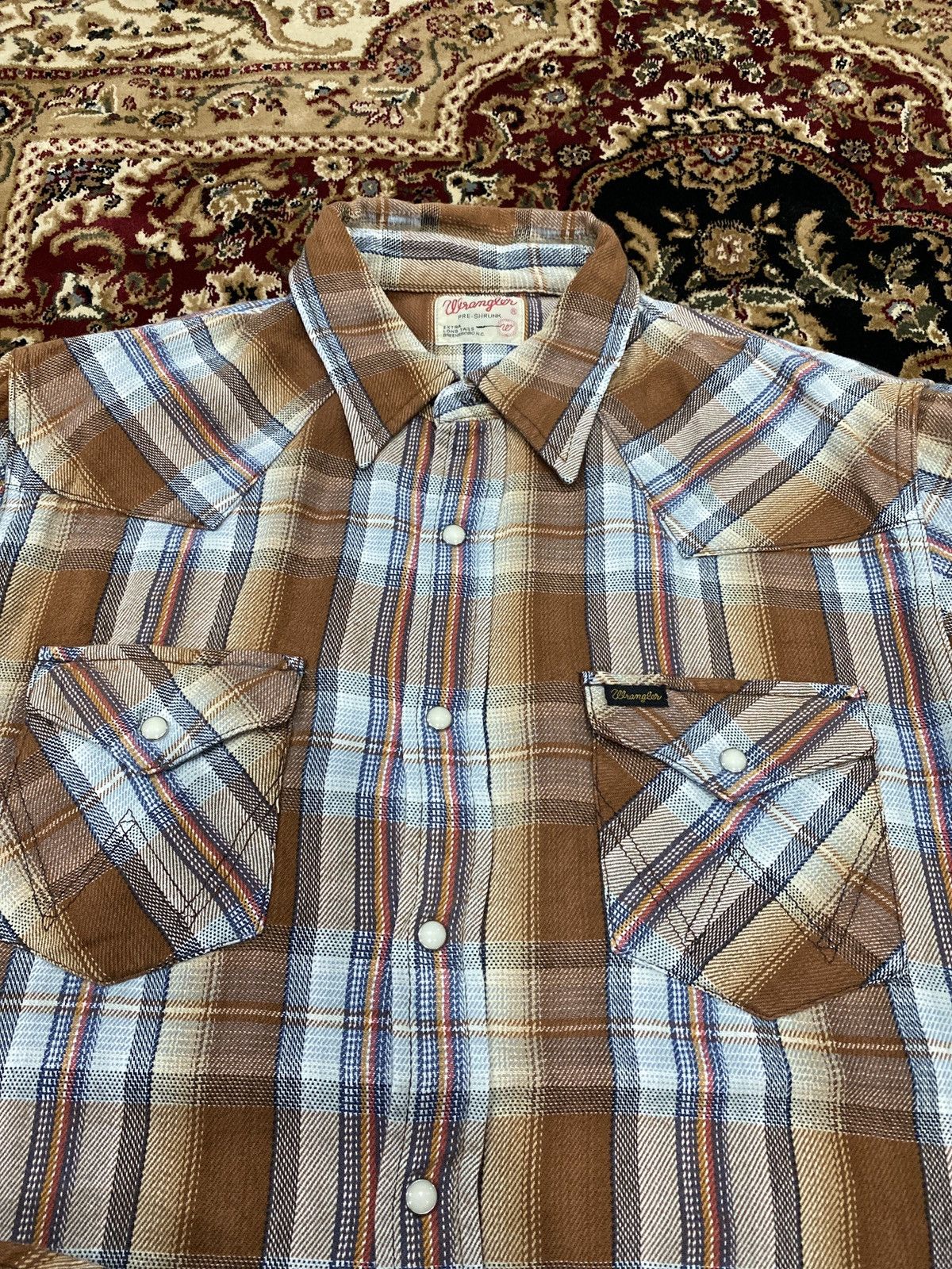 Flannel × Vintage × Wrangler Vintage Wrangler Flannel Size US M / EU 48-50 / 2 - 7 Thumbnail