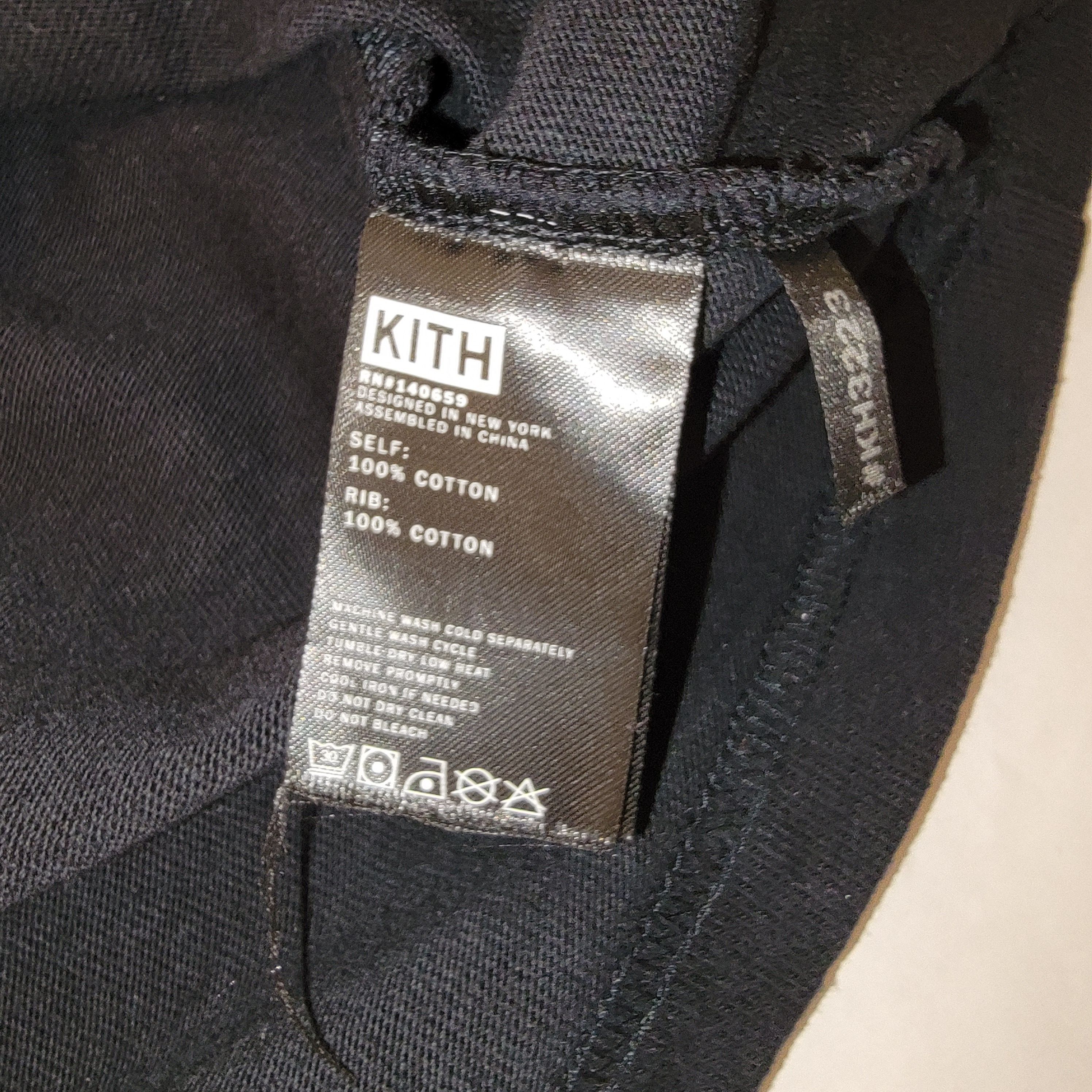 Kith Classic Logo Triple Black L/S Tee long sleeve Size US M / EU 48-50 / 2 - 2 Thumbnail