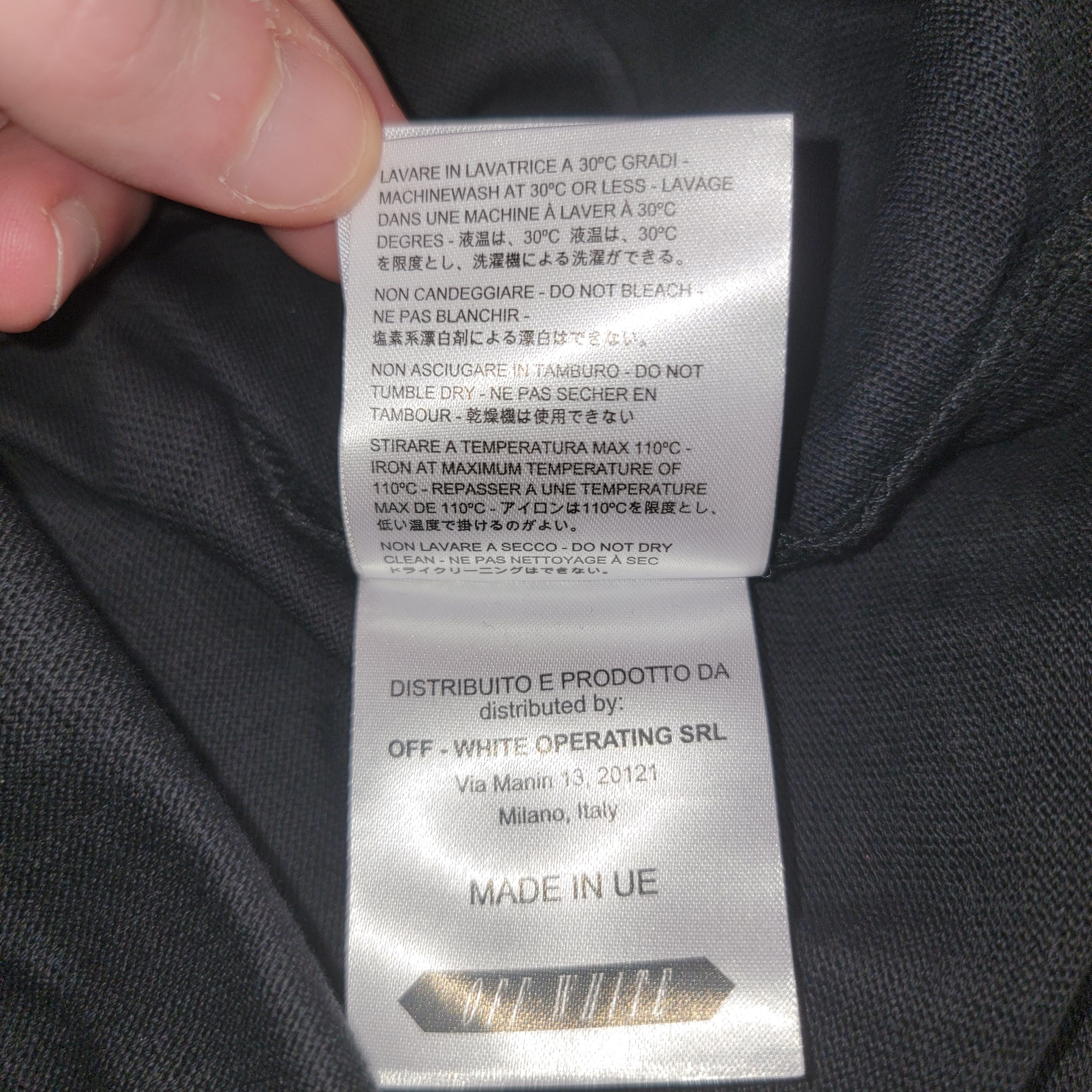 Off-White Fit sz M/L Oversized Orange Box S/S T-shirt tee black prison Size US S / EU 44-46 / 1 - 8 Thumbnail