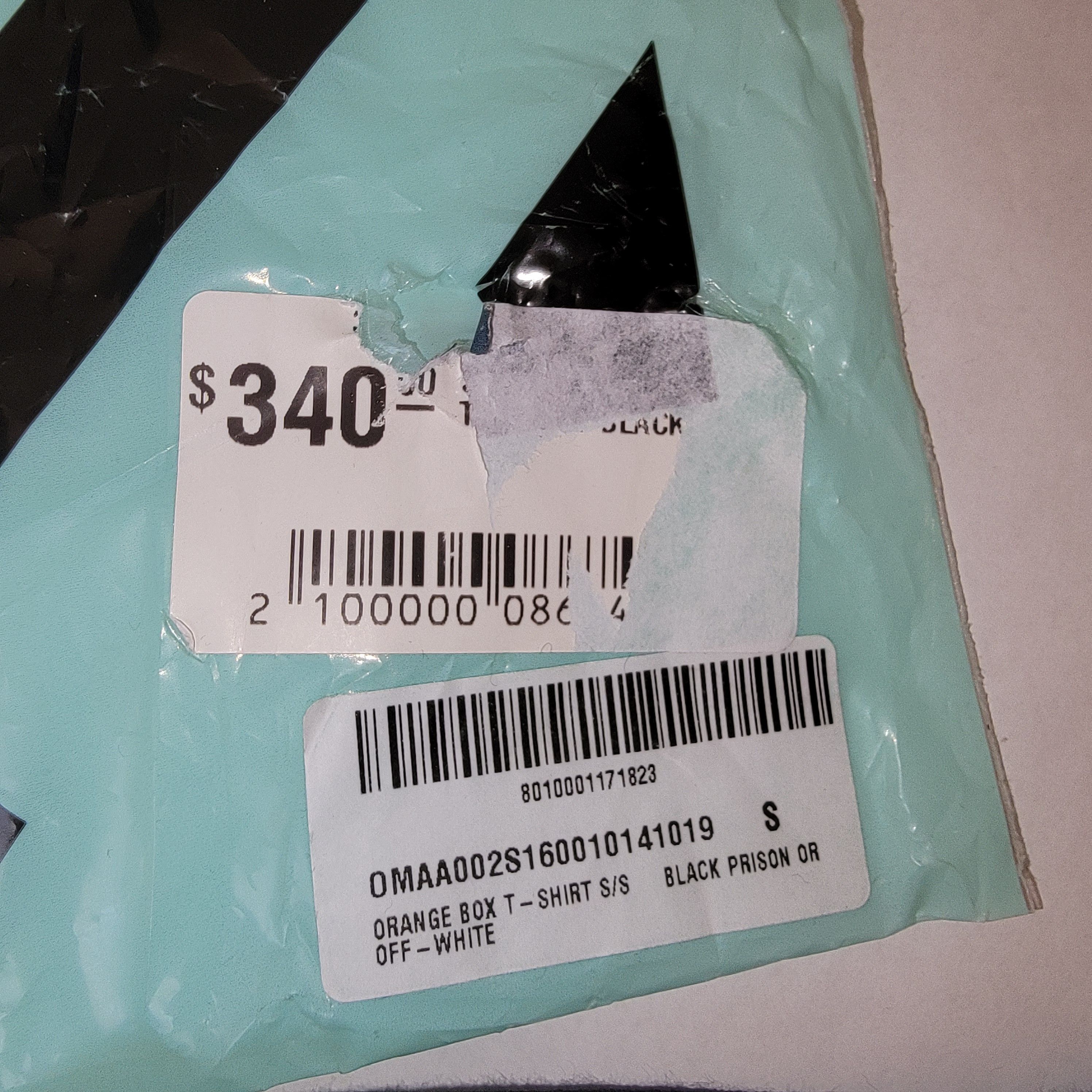 Off-White Fit sz M/L Oversized Orange Box S/S T-shirt tee black prison Size US S / EU 44-46 / 1 - 4 Thumbnail