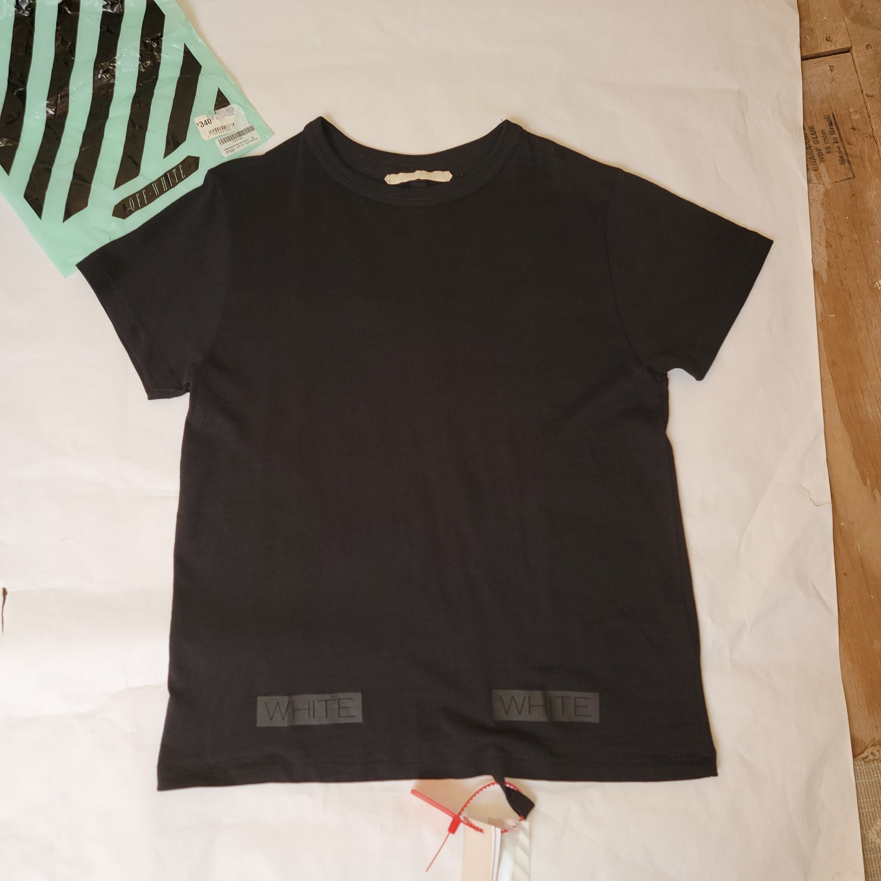Off-White Fit sz M/L Oversized Orange Box S/S T-shirt tee black prison Size US S / EU 44-46 / 1 - 2 Thumbnail
