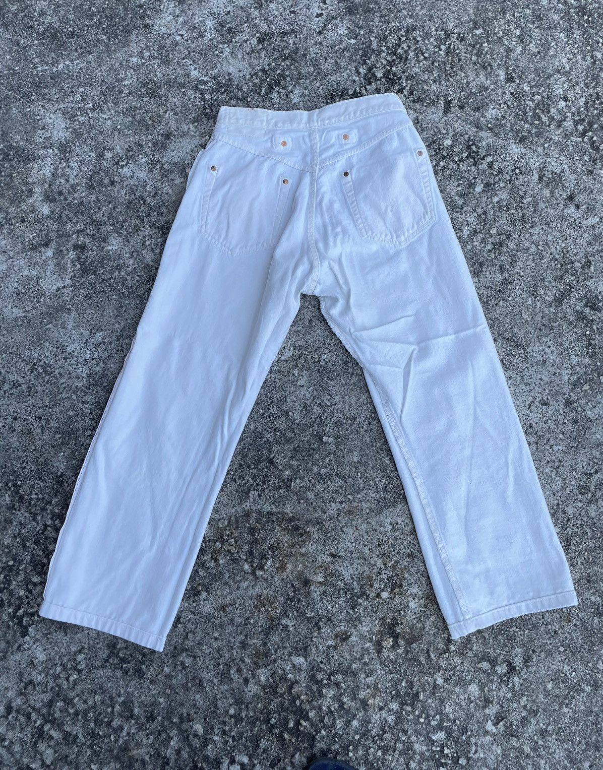 Levi's Vintage Clothing Vintage Levi’s Big E 704 Selvedge Buckle Back Jeans Size US 27 - 19 Thumbnail