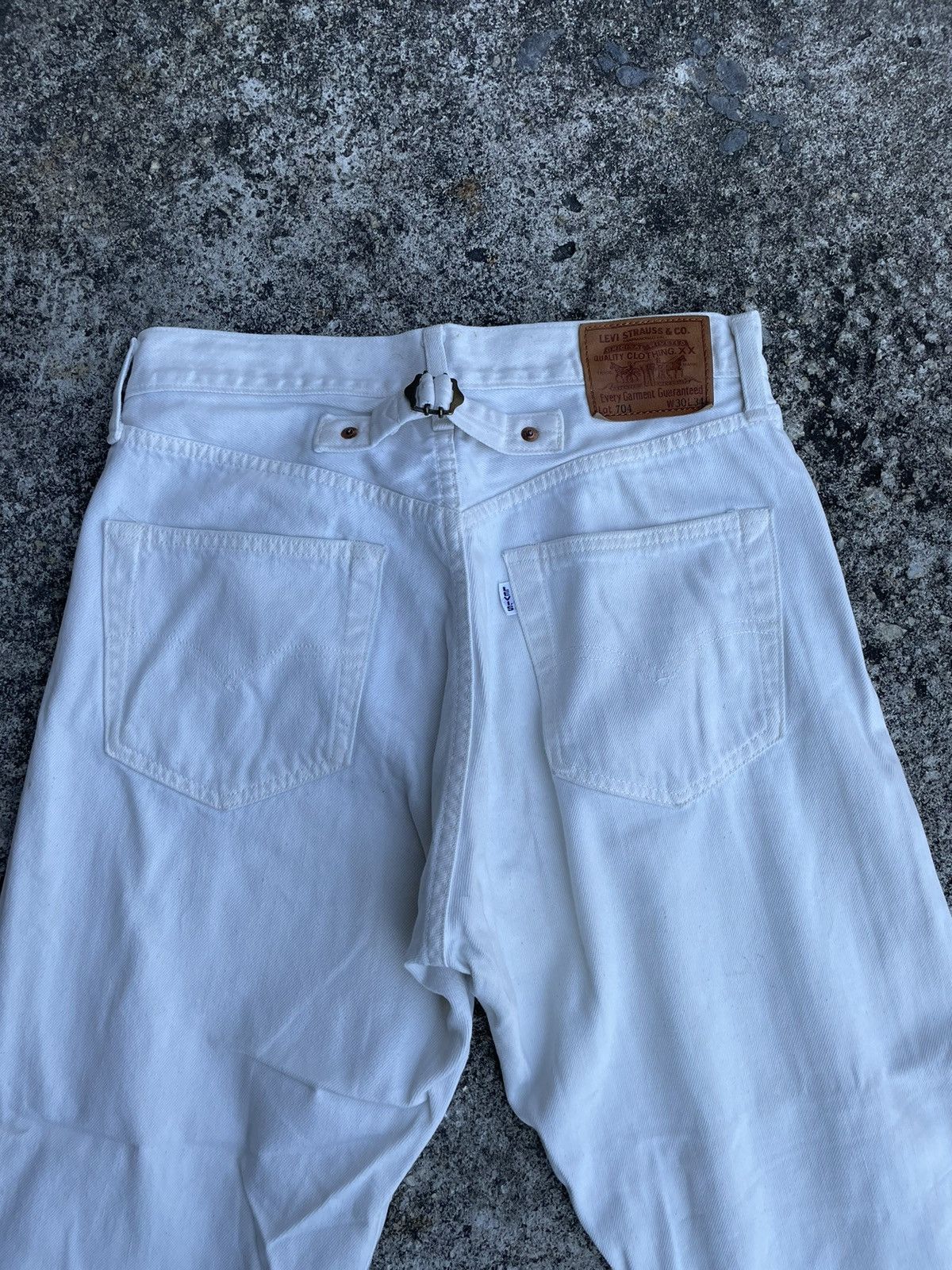 Levi's Vintage Clothing Vintage Levi’s Big E 704 Selvedge Buckle Back Jeans Size US 27 - 11 Thumbnail