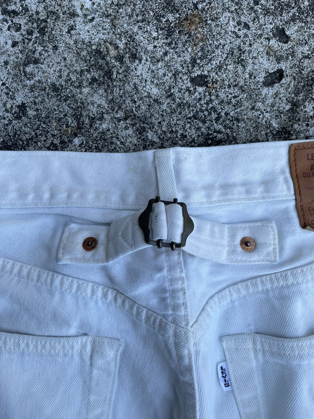 Levi's Vintage Clothing Vintage Levi’s Big E 704 Selvedge Buckle Back Jeans Size US 27 - 18 Thumbnail
