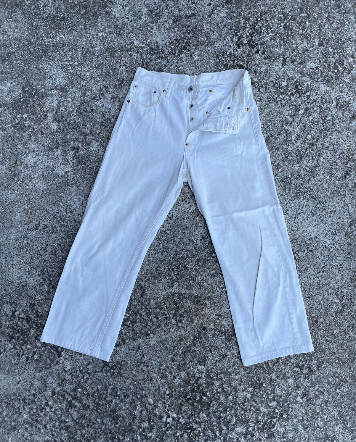Levi's Vintage Clothing Vintage Levi’s Big E 704 Selvedge Buckle Back Jeans Size US 27 - 2 Thumbnail