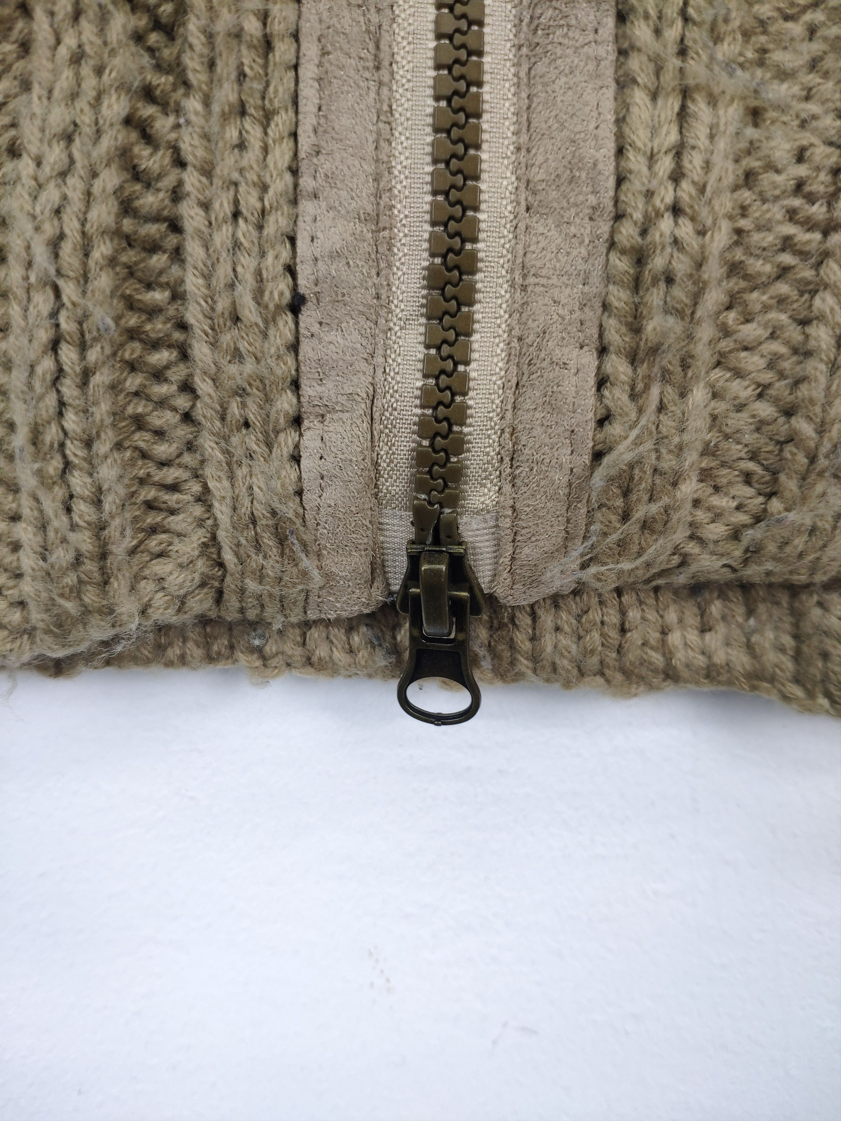 Japanese Brand × Vintage Shaggy Cardigan Vest Faux fur by Eeni Meeni Size S / US 4 / IT 40 - 17 Thumbnail