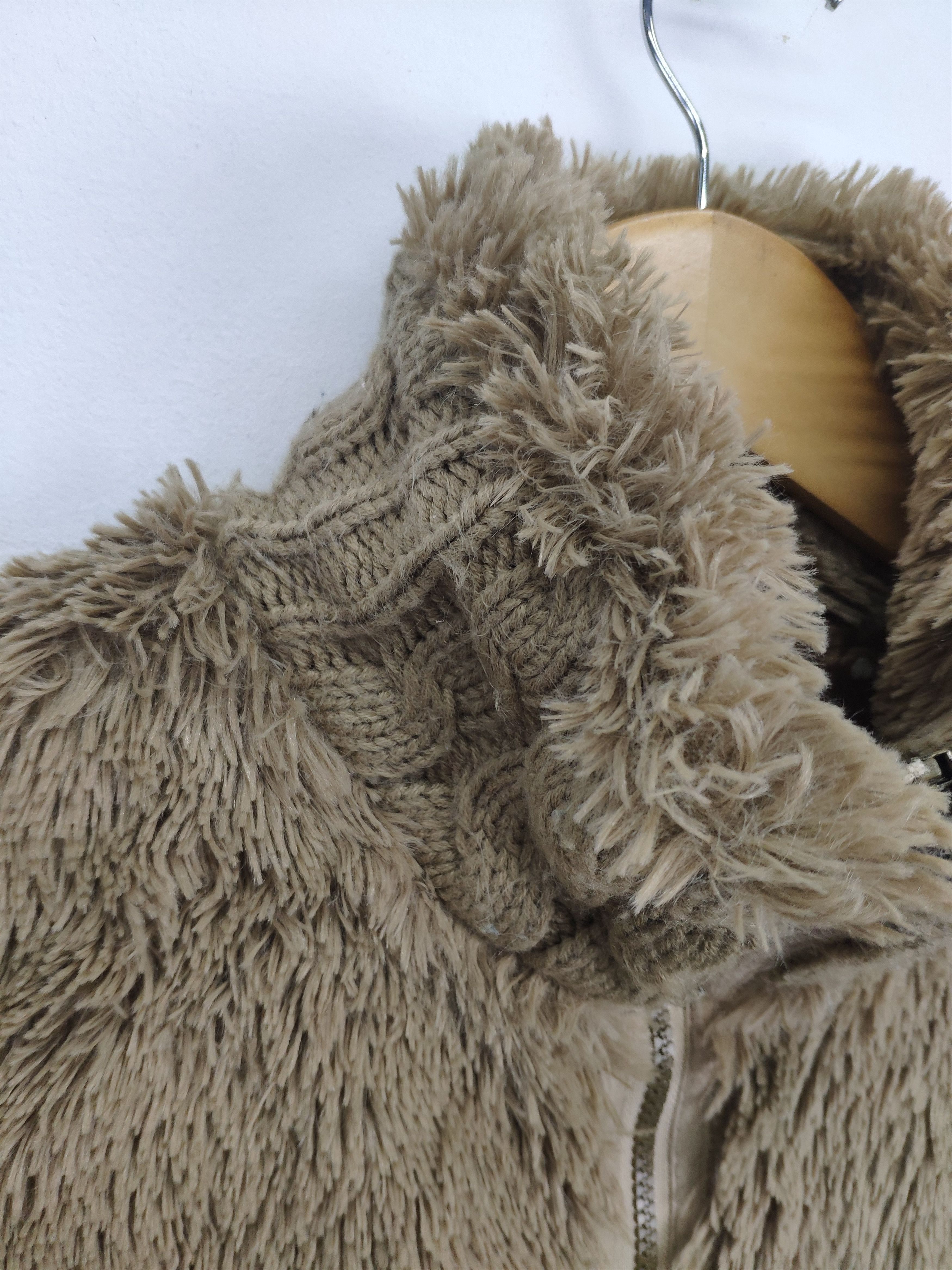 Japanese Brand × Vintage Shaggy Cardigan Vest Faux fur by Eeni Meeni Size S / US 4 / IT 40 - 15 Thumbnail