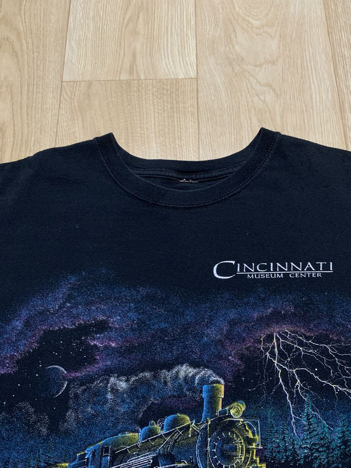 Vintage Vintage Sansegal Cincinanati Train T-Shirt Size US M / EU 48-50 / 2 - 7 Thumbnail