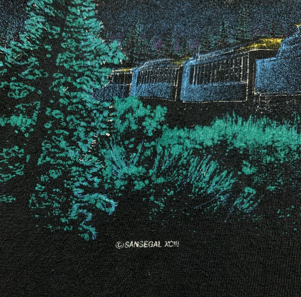Vintage Vintage Sansegal Cincinanati Train T-Shirt Size US M / EU 48-50 / 2 - 5 Thumbnail