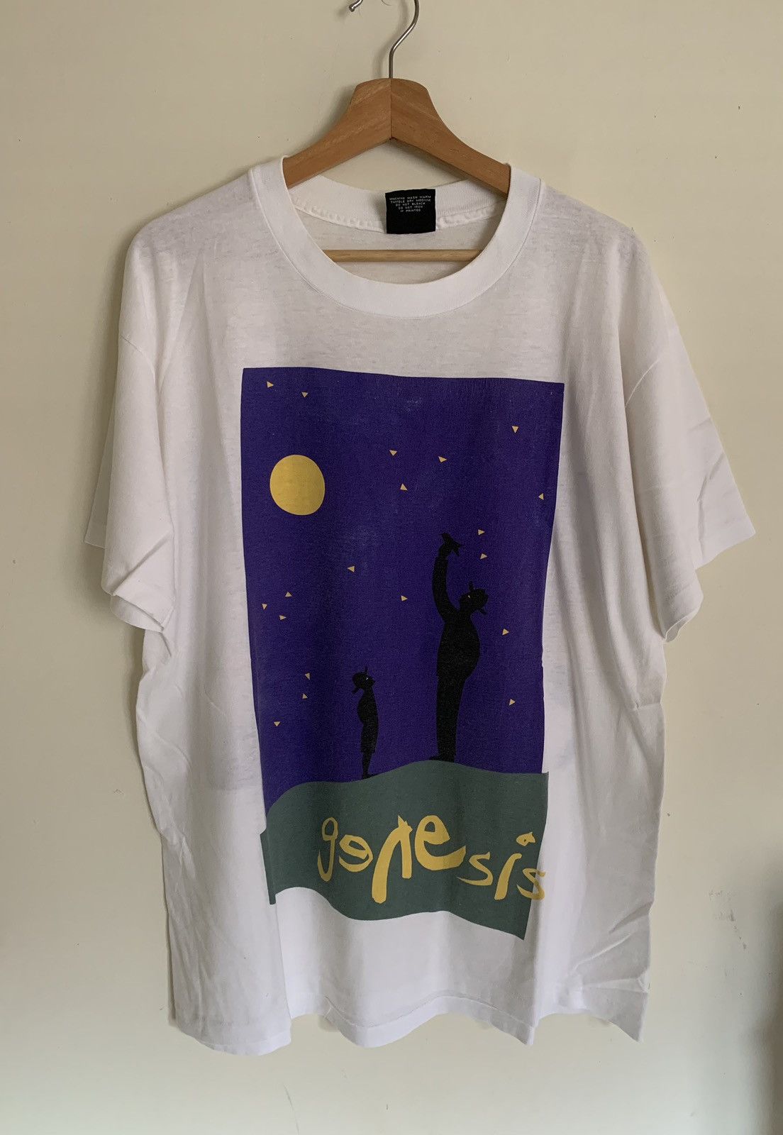 Rare vintage 90s Genesis tour t-shirt GIANT XL USA