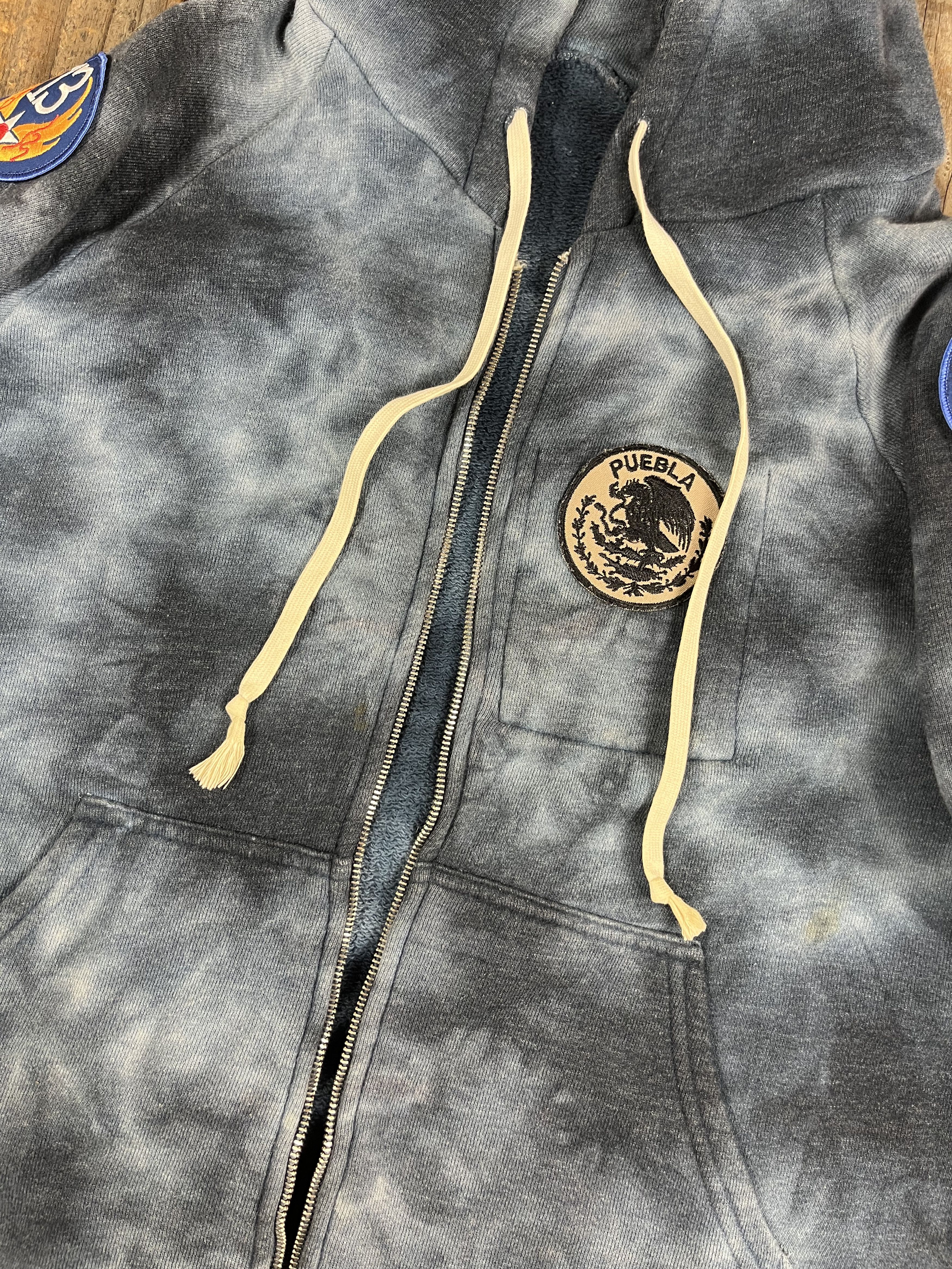 Gianni Mora Gianni Mora Tie Dye Patches Zip Up Hoodie L Size US L / EU 52-54 / 3 - 3 Thumbnail