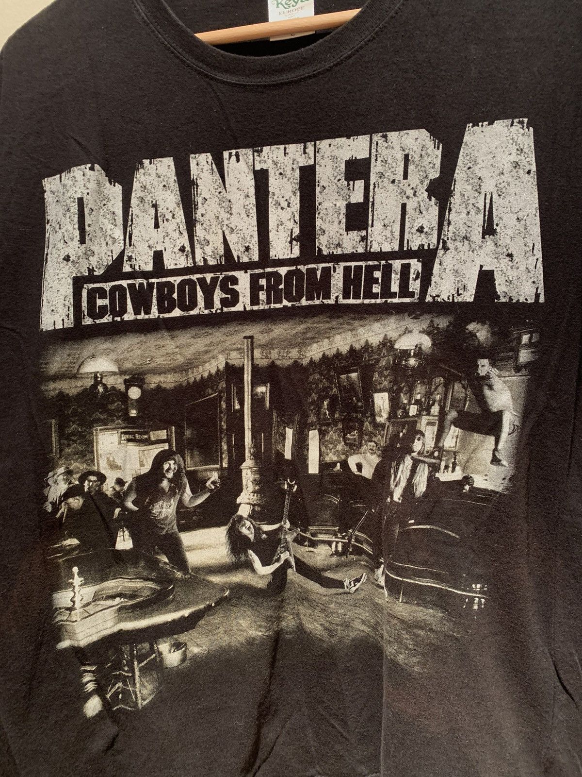 Band Tees × Vintage *RARE* Vintage Pantera Cowboys From Hell Keya Tag Band Shirt Size US L / EU 52-54 / 3 - 3 Thumbnail