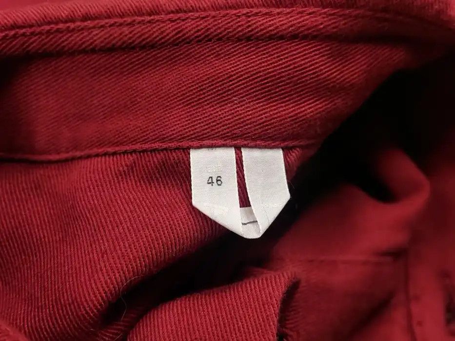 Arket Arket Overshirt Pocket Red Cotton Light Jacket Size US S / EU 44-46 / 1 - 8 Thumbnail