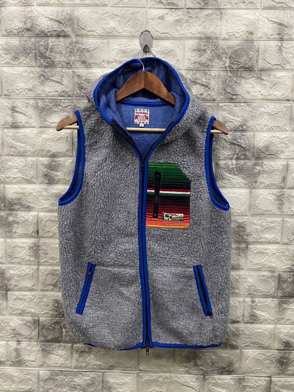Japanese Brand Titicaca Fuente Sherpa Hoodie Size L / US 10 / IT 46 - 2 Thumbnail