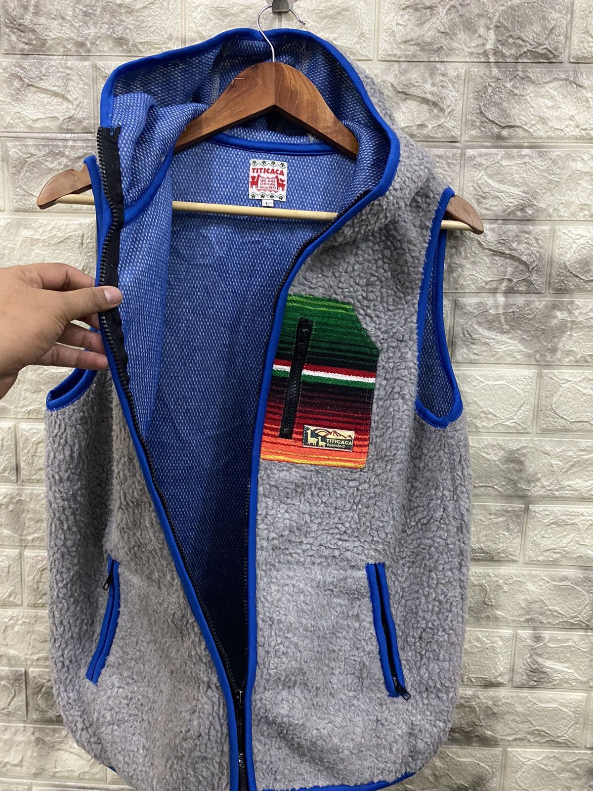 Japanese Brand Titicaca Fuente Sherpa Hoodie Size L / US 10 / IT 46 - 7 Thumbnail