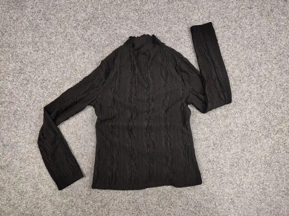 Japanese Brand Vintage y2k Japan Issey Miyake Style Pleated Long Sleeve Size M / US 6-8 / IT 42-44 - 6 Thumbnail