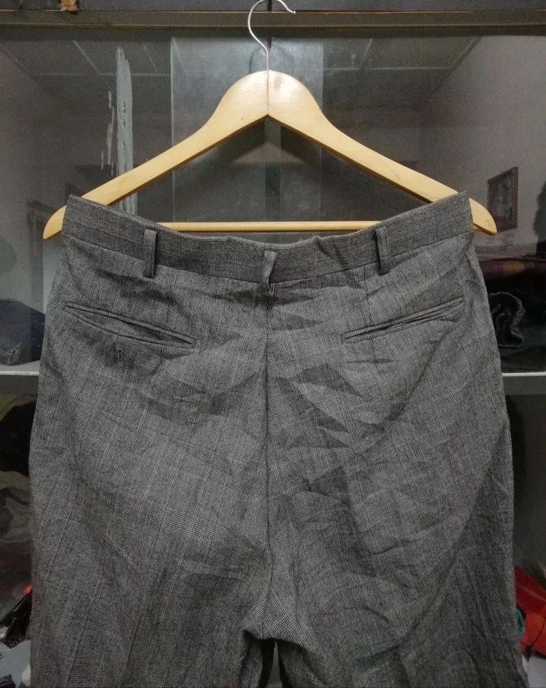 Japanese Brand × Retrofit × Vintage Vintage Retro Japanese Brand Wool Plaid Pant 33x27 Size US 33 - 5 Thumbnail