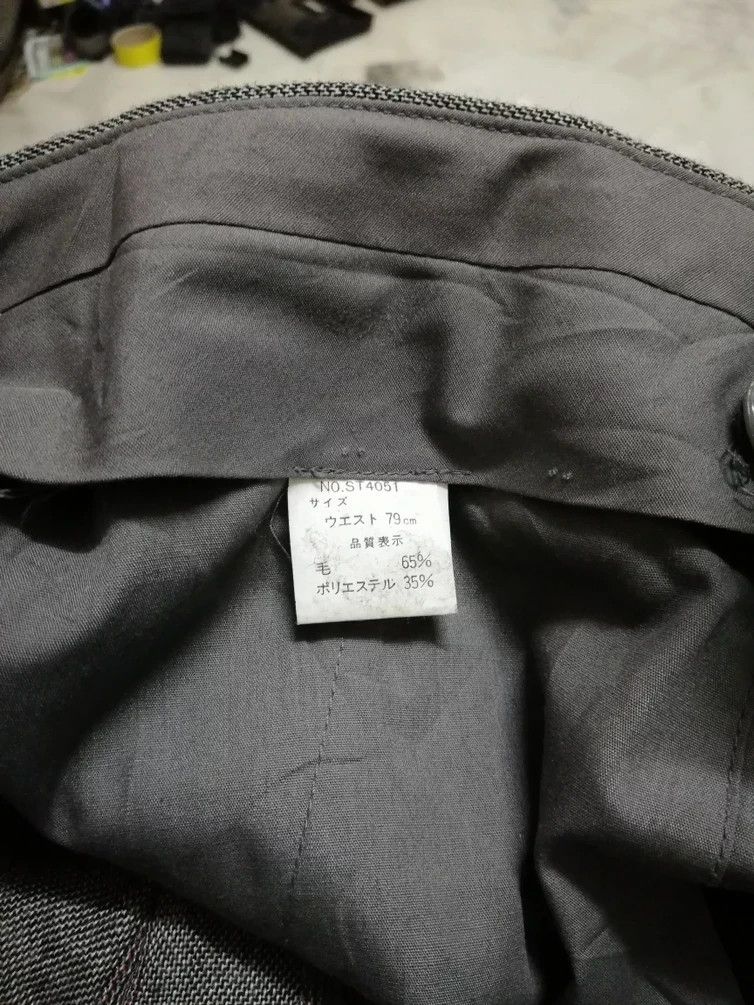 Japanese Brand × Retrofit × Vintage Vintage Retro Japanese Brand Wool Plaid Pant 33x27 Size US 33 - 8 Thumbnail
