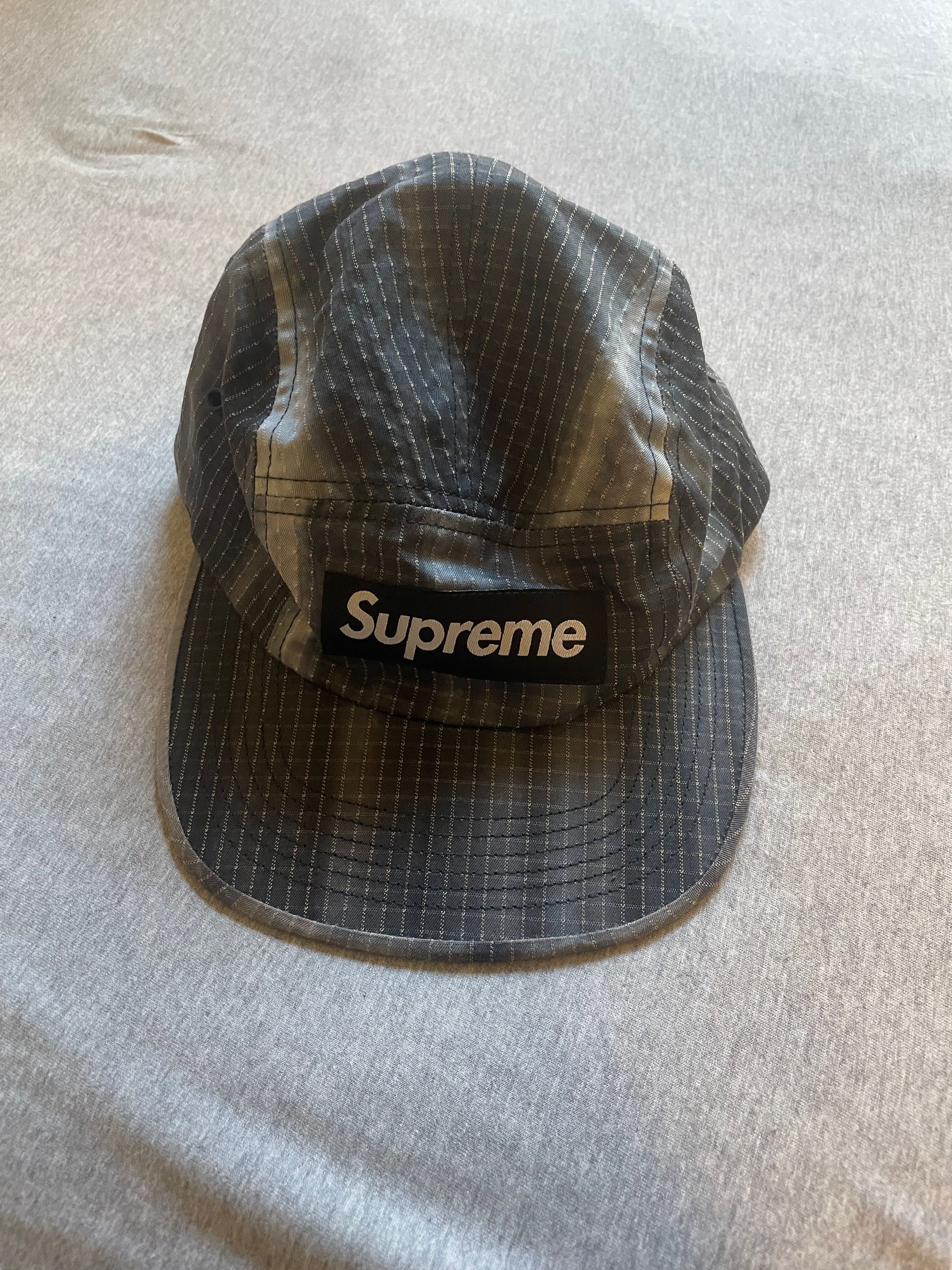 Supreme Supreme Black Tie Dye Ripstop Camp Cap/Hat | Grailed