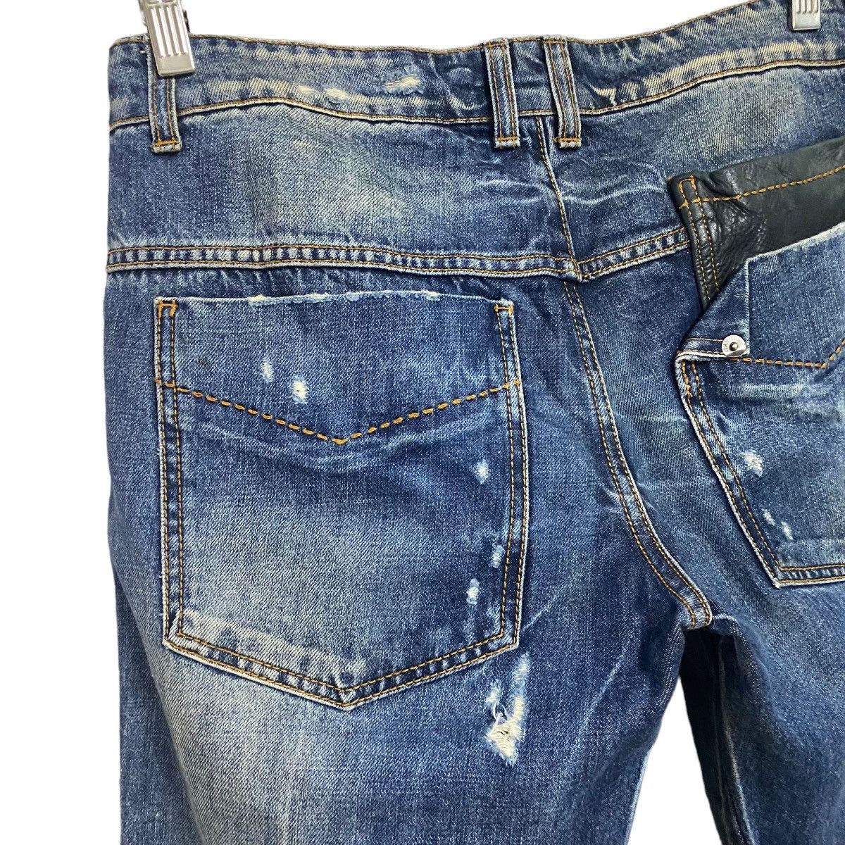 Dirk Bikkembergs Dirk Bikkembergs Distressed Denim Jeans Size US 31 - 12 Thumbnail