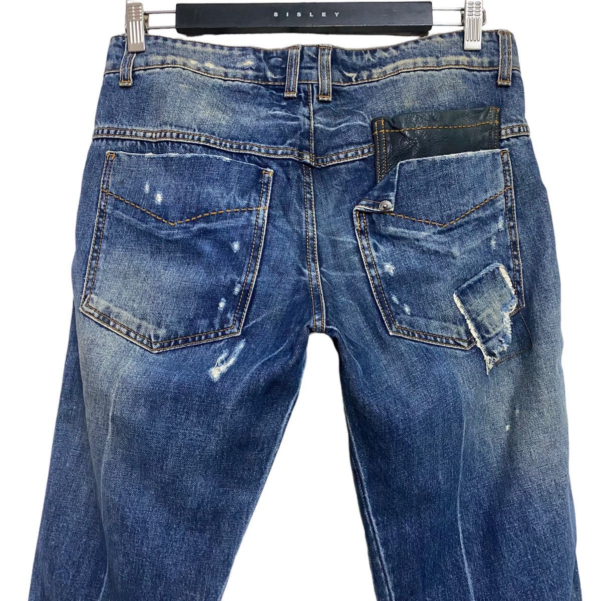 Dirk Bikkembergs Dirk Bikkembergs Distressed Denim Jeans Size US 31 - 10 Thumbnail