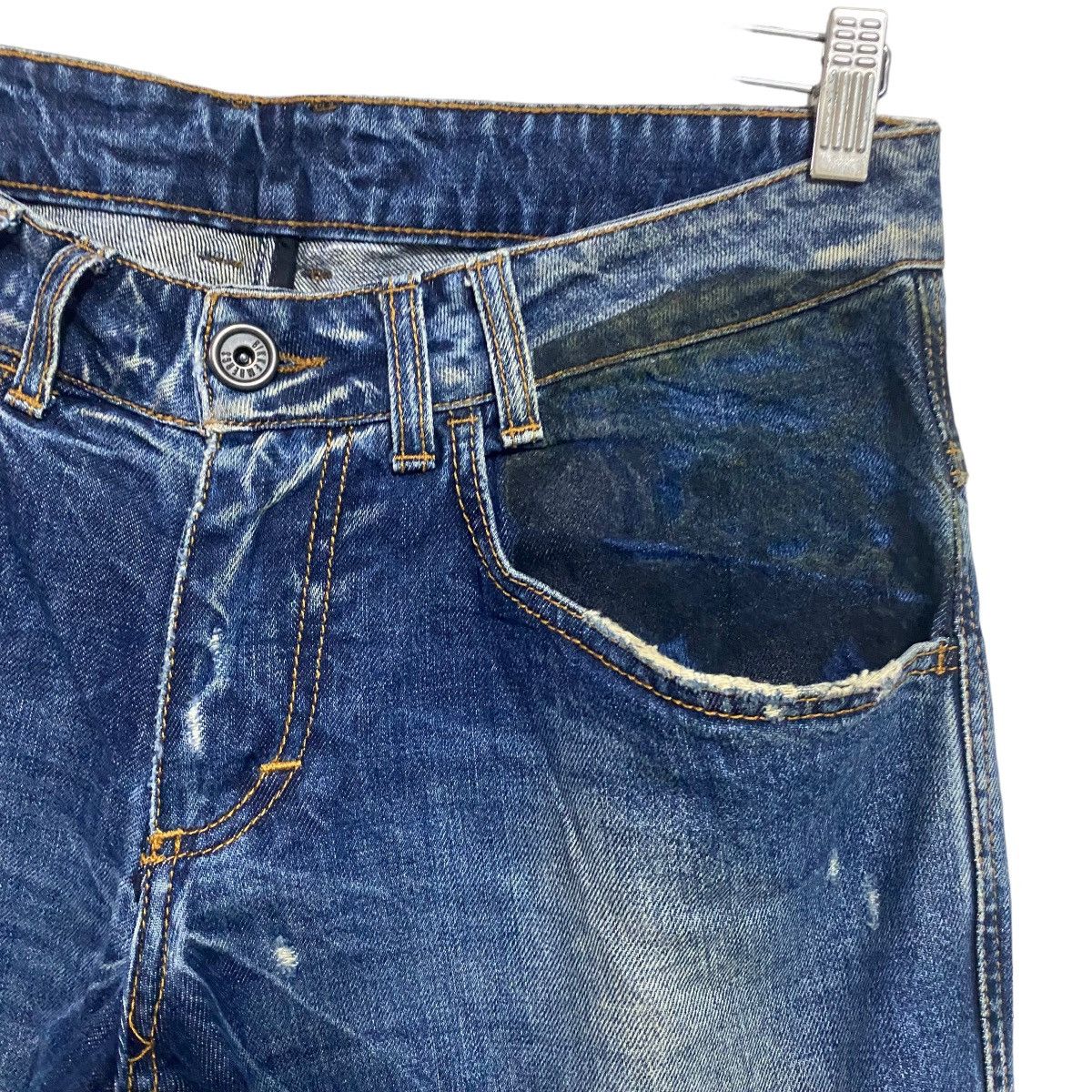 Dirk Bikkembergs Dirk Bikkembergs Distressed Denim Jeans Size US 31 - 5 Thumbnail
