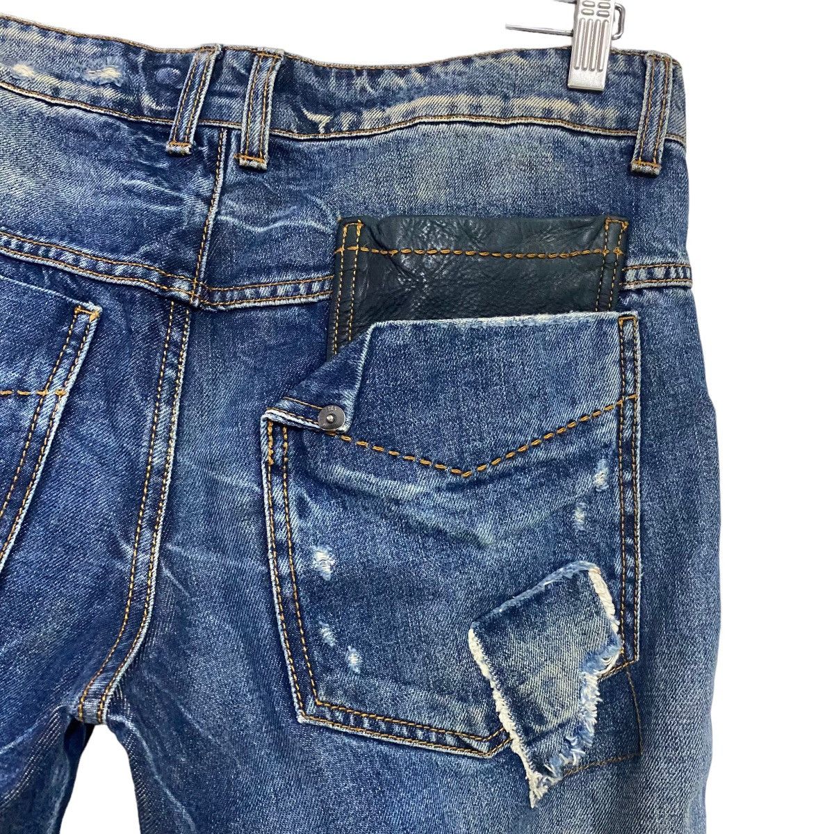 Dirk Bikkembergs Dirk Bikkembergs Distressed Denim Jeans Size US 31 - 11 Thumbnail