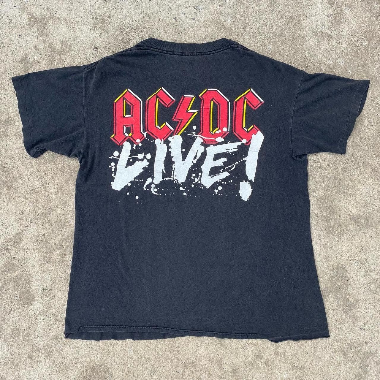 VINTAGE 1992 ACDC LIVE TOUR BAND T SHIRT