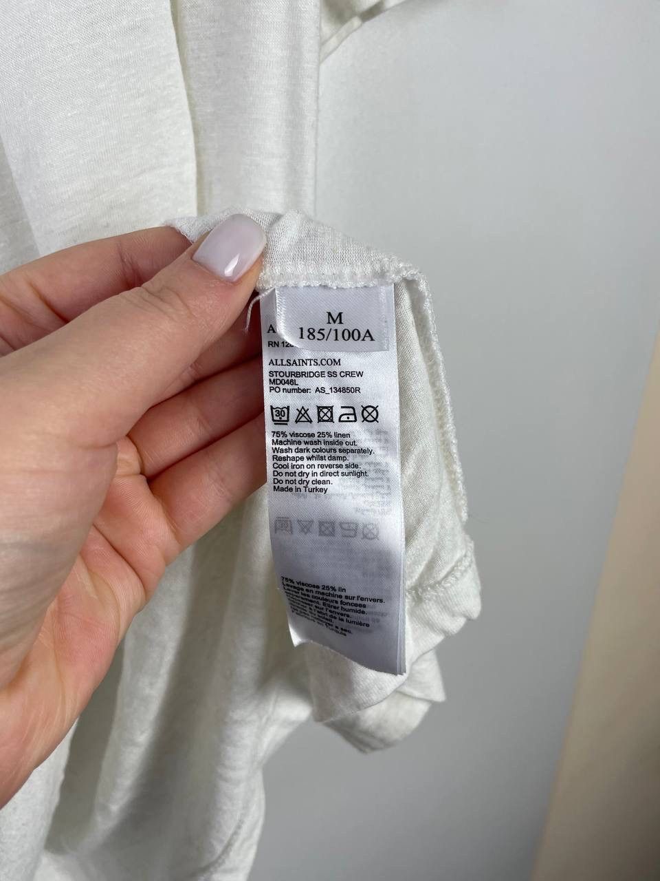 Allsaints Allsaints luxury t-shirt size M Size US M / EU 48-50 / 2 - 5 Thumbnail