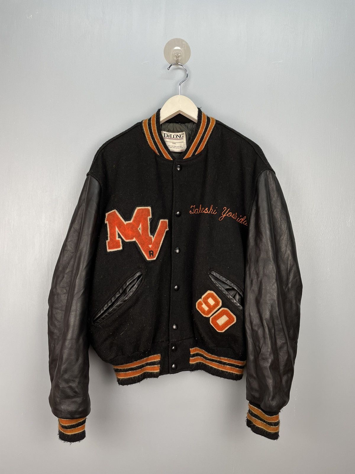 Delong Vintage DeLONG MT. VERNON varsity jacket Size US XL / EU 56 / 4 - 1 Thumbnail