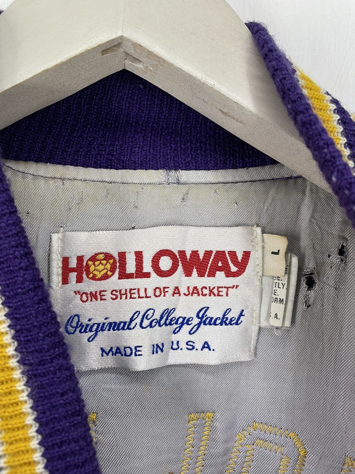 Holloway Vintage 80s Holloway varsity jacket Reynolodsburg raiders Size US L / EU 52-54 / 3 - 7 Thumbnail