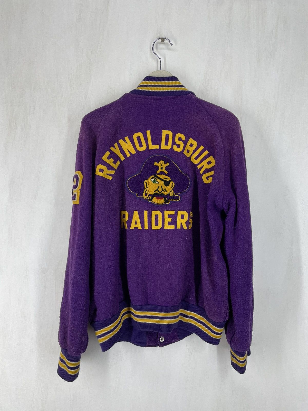 Holloway Vintage 80s Holloway varsity jacket Reynolodsburg raiders Size US L / EU 52-54 / 3 - 1 Thumbnail
