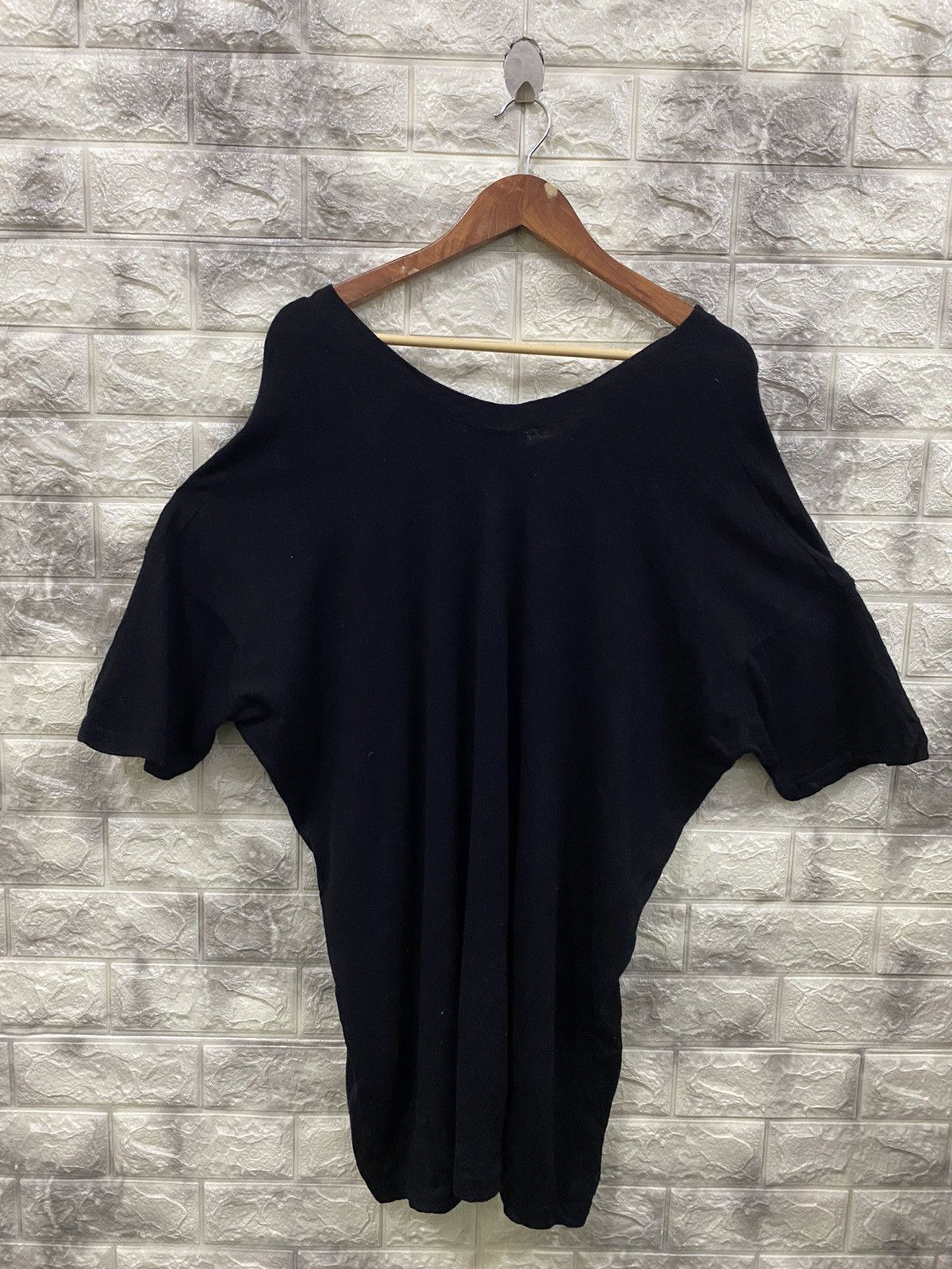 Designer × Issey Miyake × Zucca Zucca Black Over Size Blouse Size M / US 6-8 / IT 42-44 - 2 Thumbnail