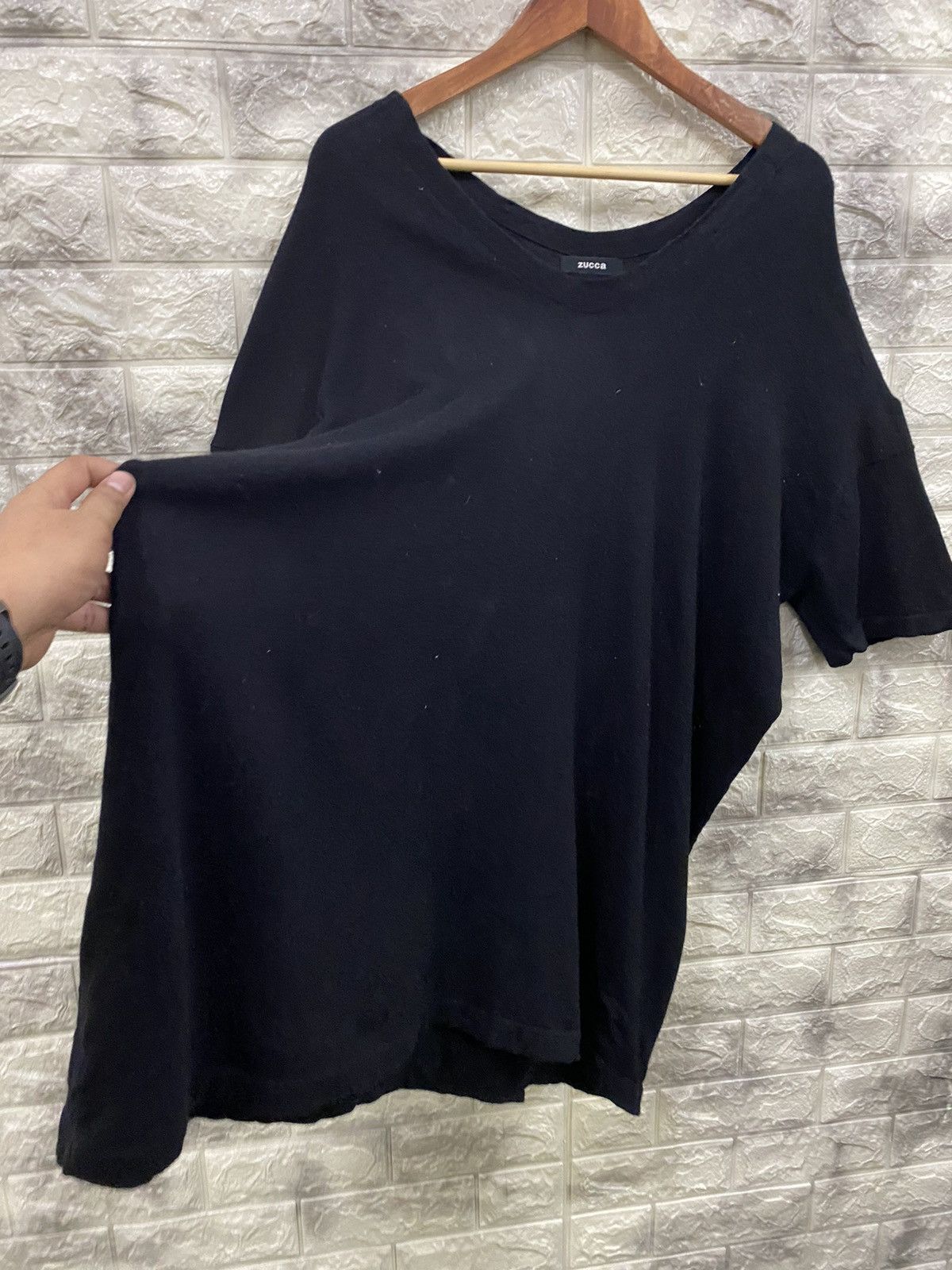 Designer × Issey Miyake × Zucca Zucca Black Over Size Blouse Size M / US 6-8 / IT 42-44 - 5 Thumbnail