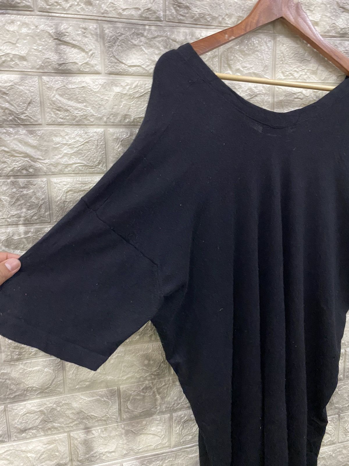 Designer × Issey Miyake × Zucca Zucca Black Over Size Blouse Size M / US 6-8 / IT 42-44 - 4 Thumbnail