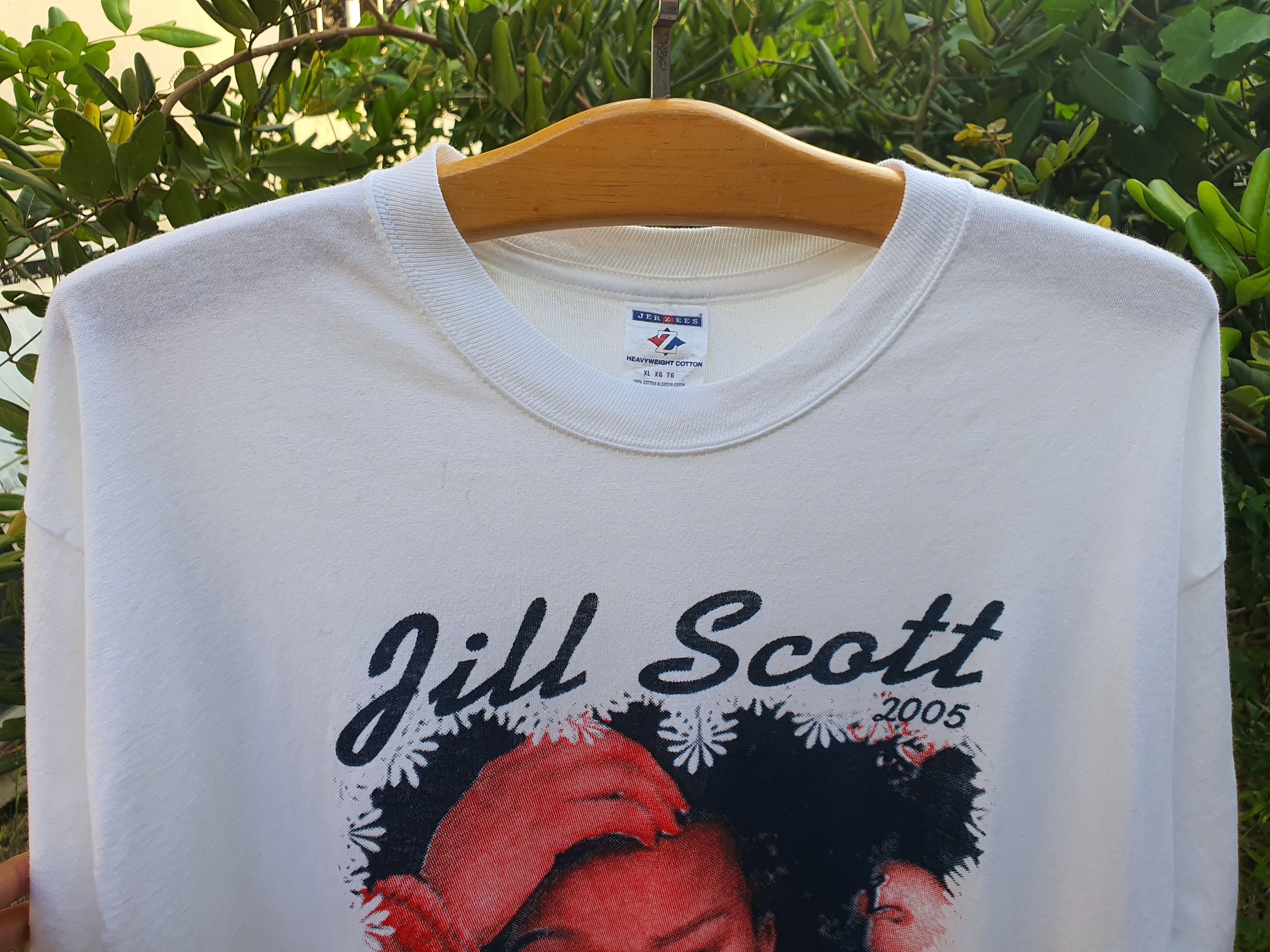 Rap Tees × Vintage Rare! 2005 Jill Scott The Big Beautiful Tour White Rap Tee Size US XL / EU 56 / 4 - 6 Thumbnail
