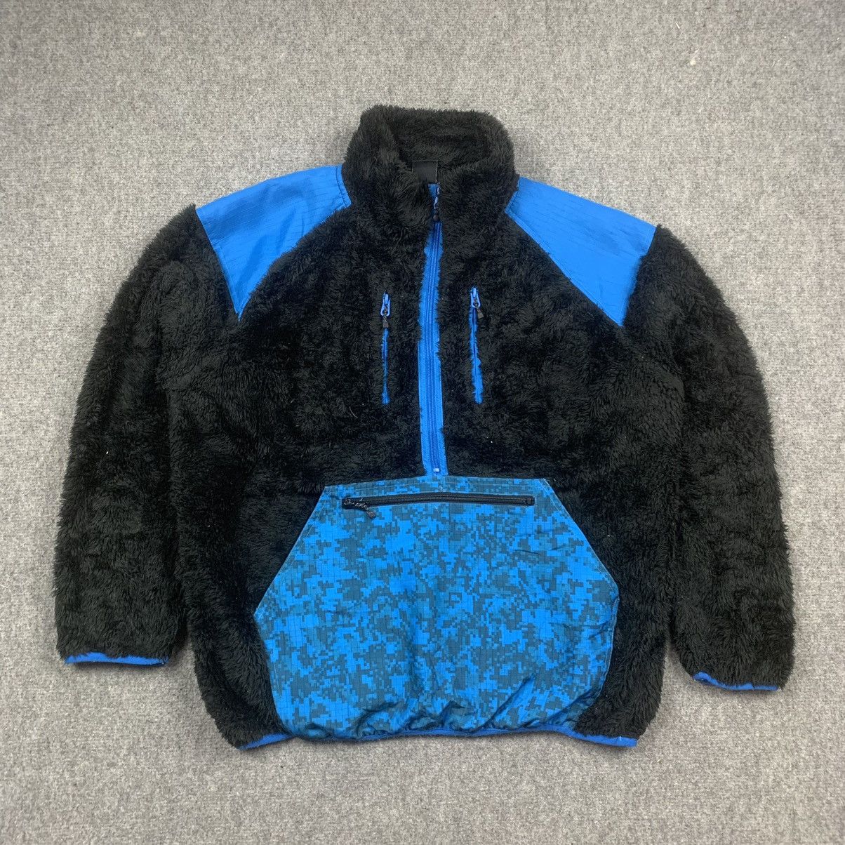 image of Vintage Fieldcore Fleece Zipper Jacket in Blue, Men's (Size Large)