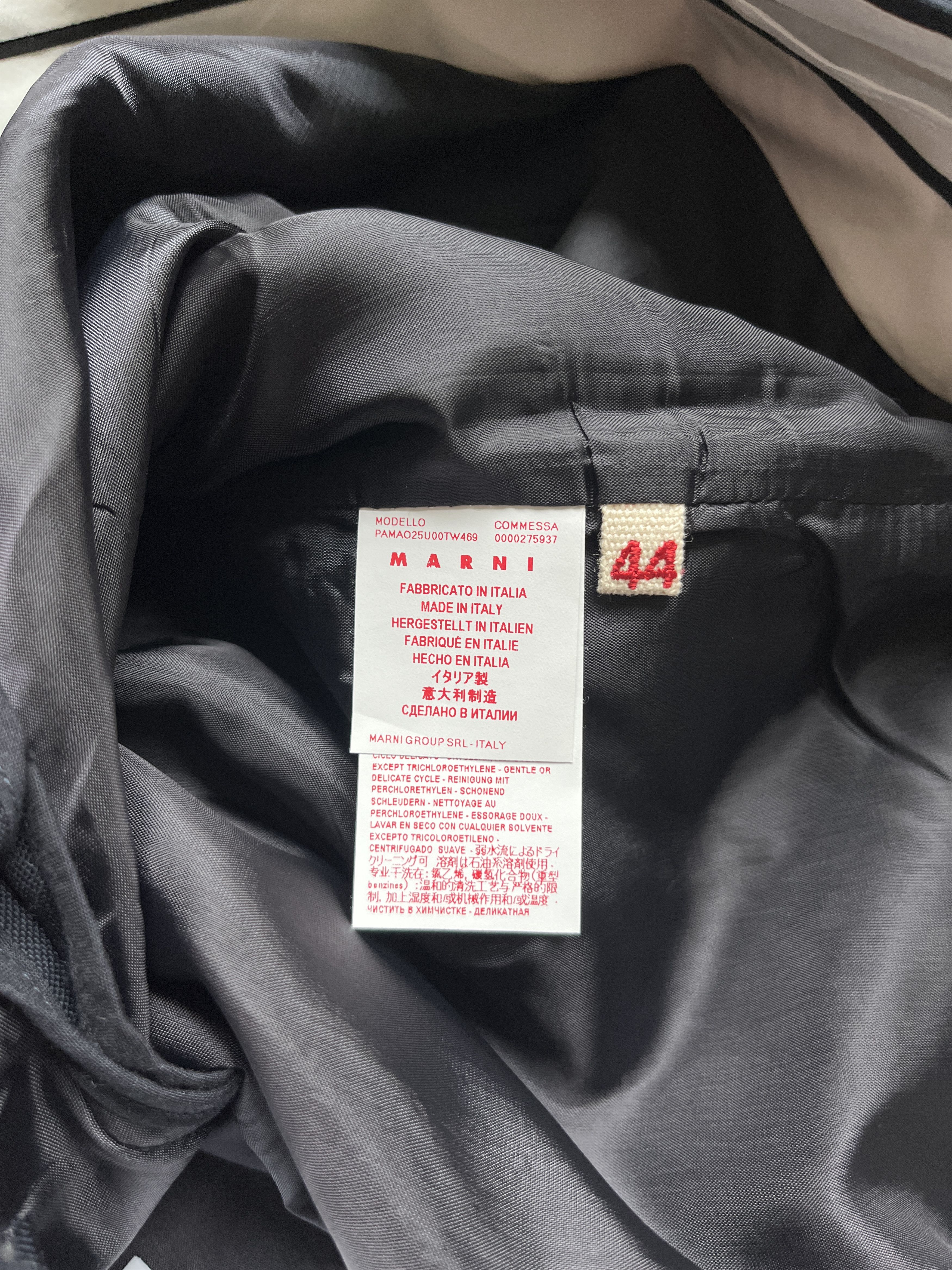 Marni ⚡️QUICK SALE⚡️Marni Midnight Blue Wide Legged Trousers Pants Size 34" / US 12 / IT 48 - 4 Thumbnail
