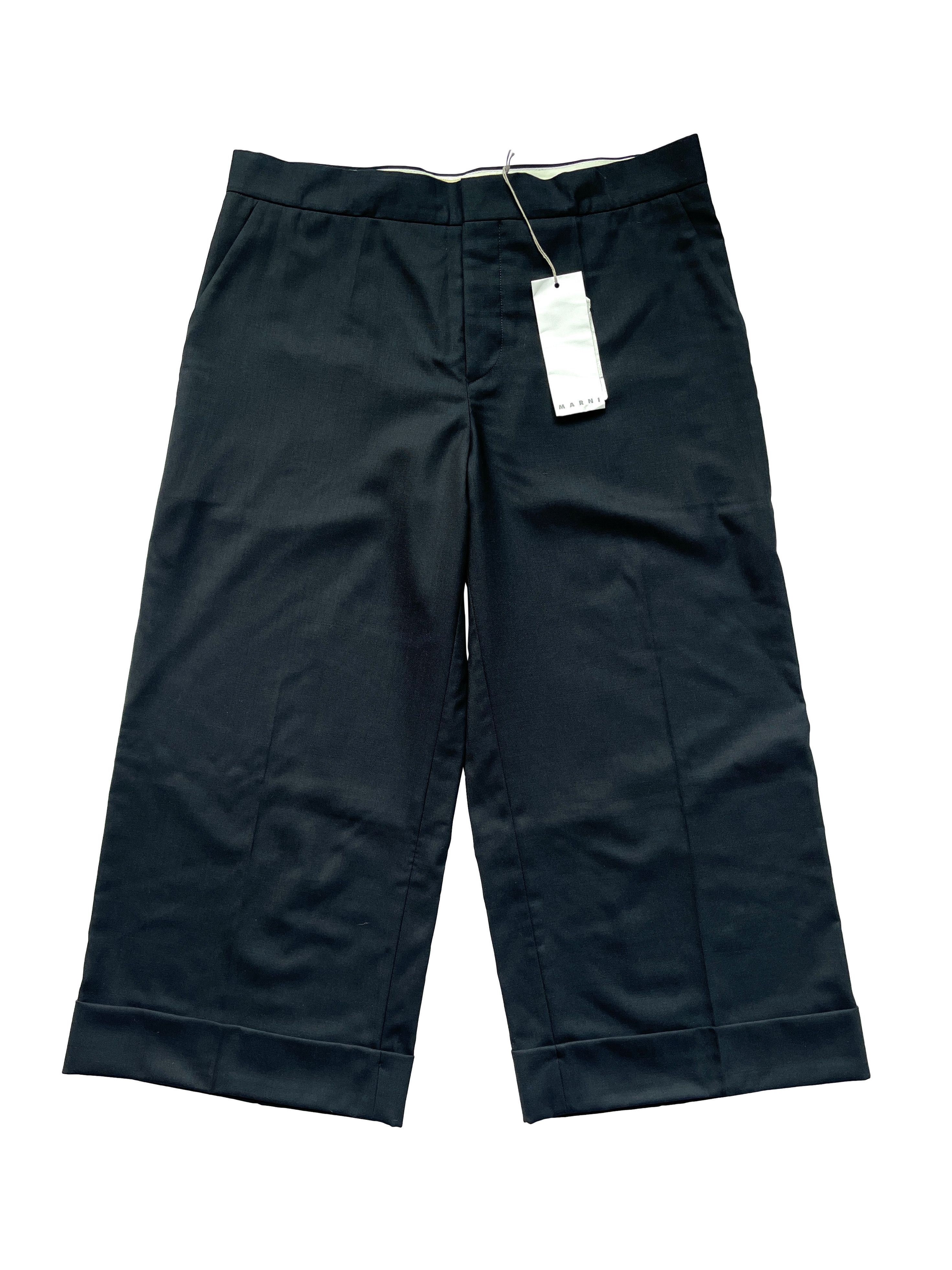 Marni ⚡️QUICK SALE⚡️Marni Midnight Blue Wide Legged Trousers Pants Size 34" / US 12 / IT 48 - 1 Thumbnail