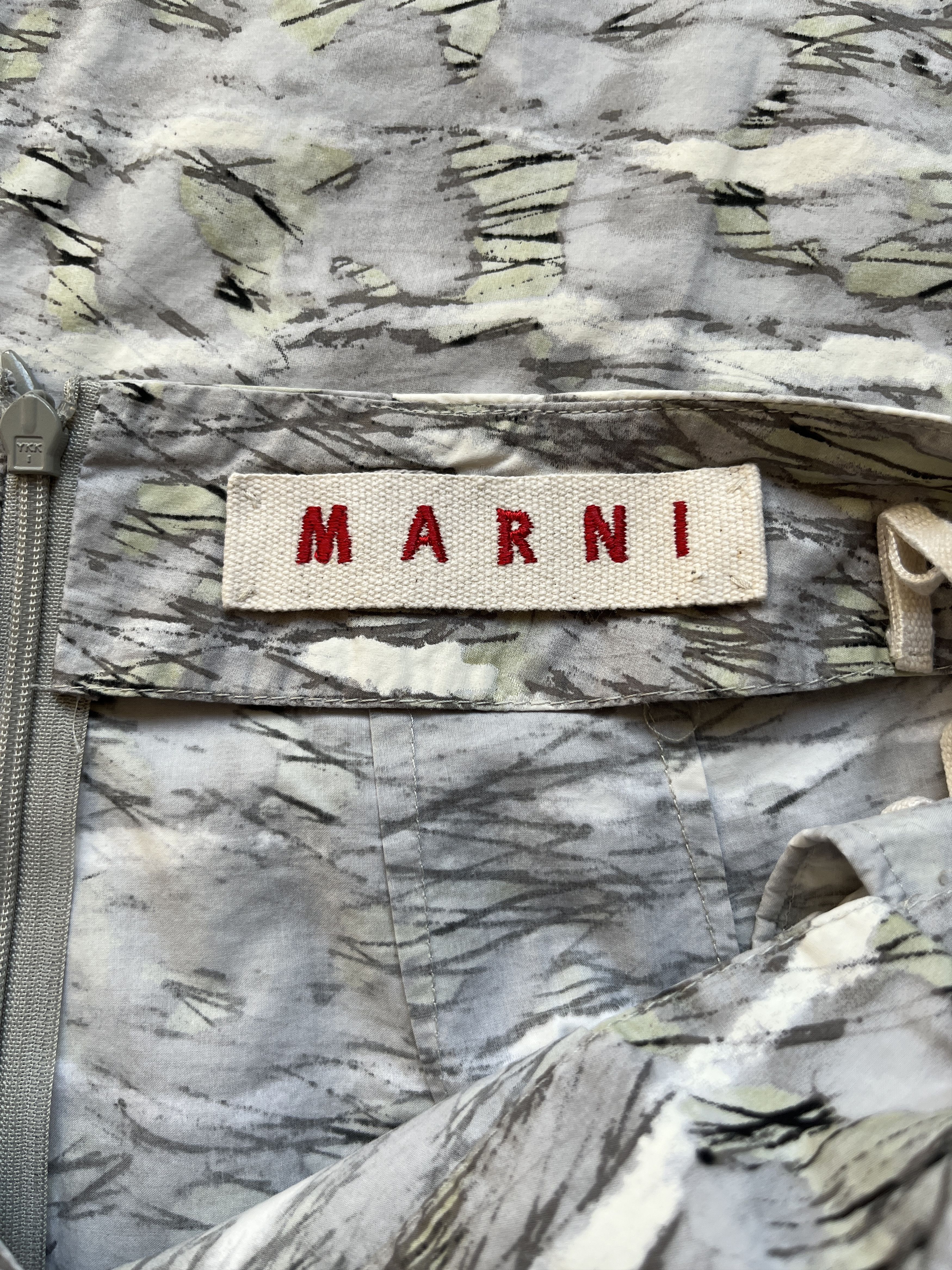 Marni ⚡️QUICK SALE⚡️Marni Grey Patterned Skirt Size 26" / US 2 / IT 38 - 3 Thumbnail