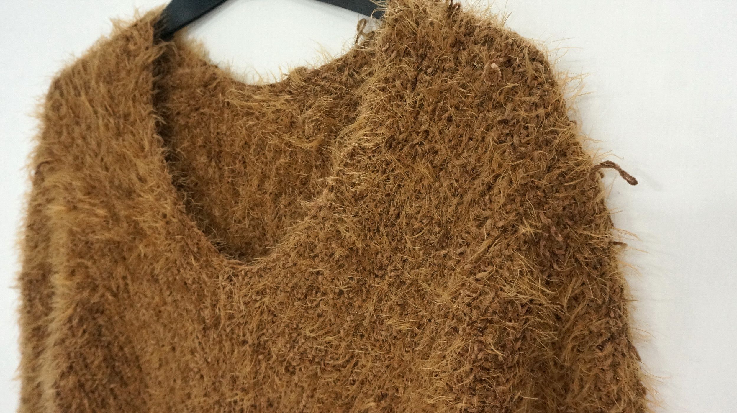 If Six Was Nine Japan URBAN RESEARCH Faux Fur Knitwear Sweater Size XXS / US 00 / IT 34 - 4 Thumbnail
