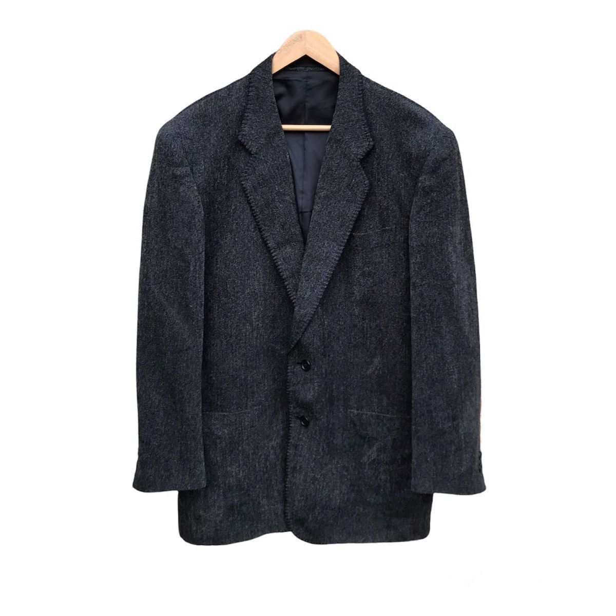 Lanvin 🔥ARCHIVAL Designer LANVIN wool Blazer jacket japan made XL Size US XL / EU 56 / 4 - 1 Thumbnail