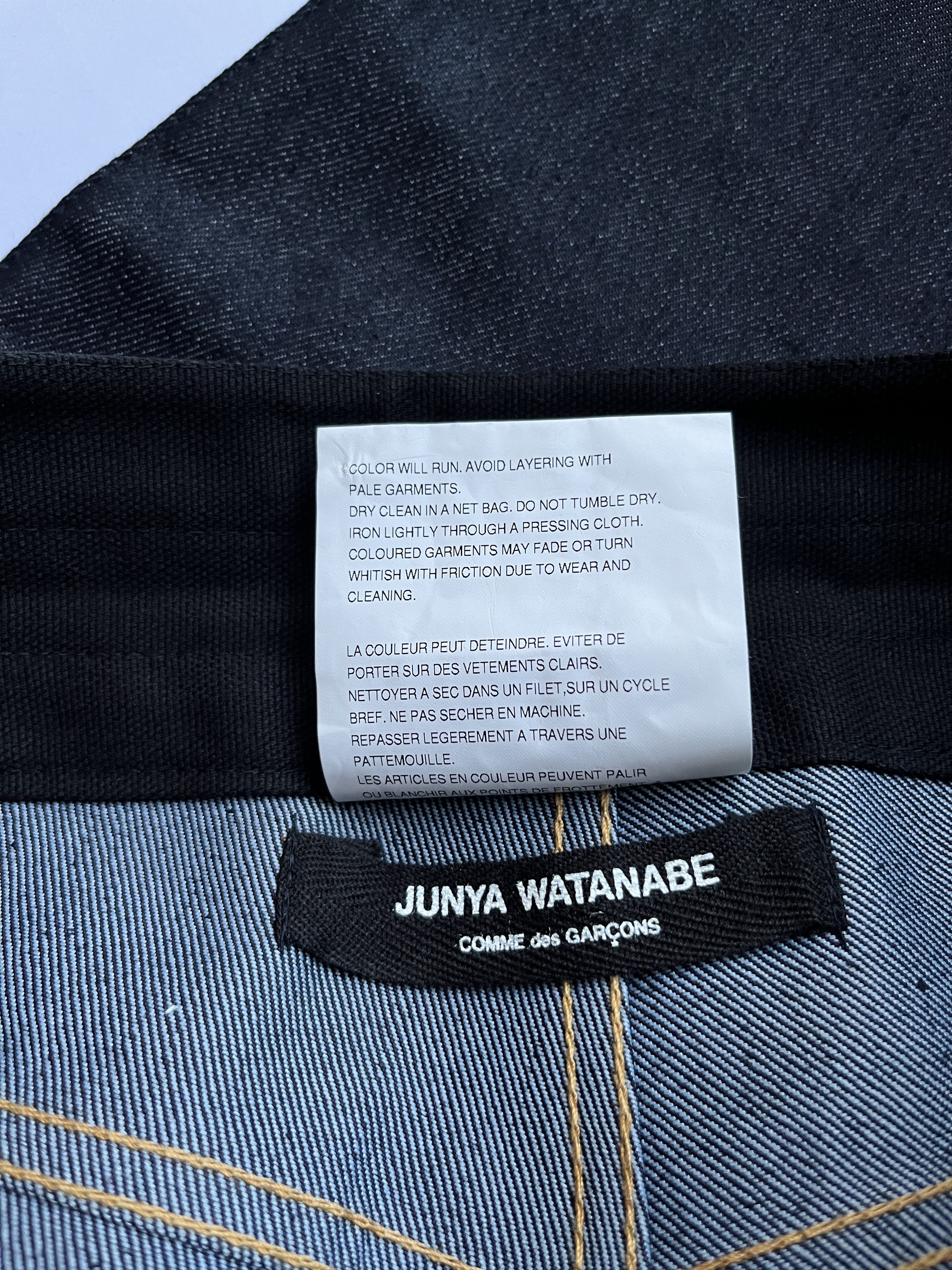 Comme des Garcons ⚡️QUICK SALE⚡️2006 Junya Watanabe Jeans Cummerbund Waist Size 27" / US 4 / IT 40 - 7 Thumbnail