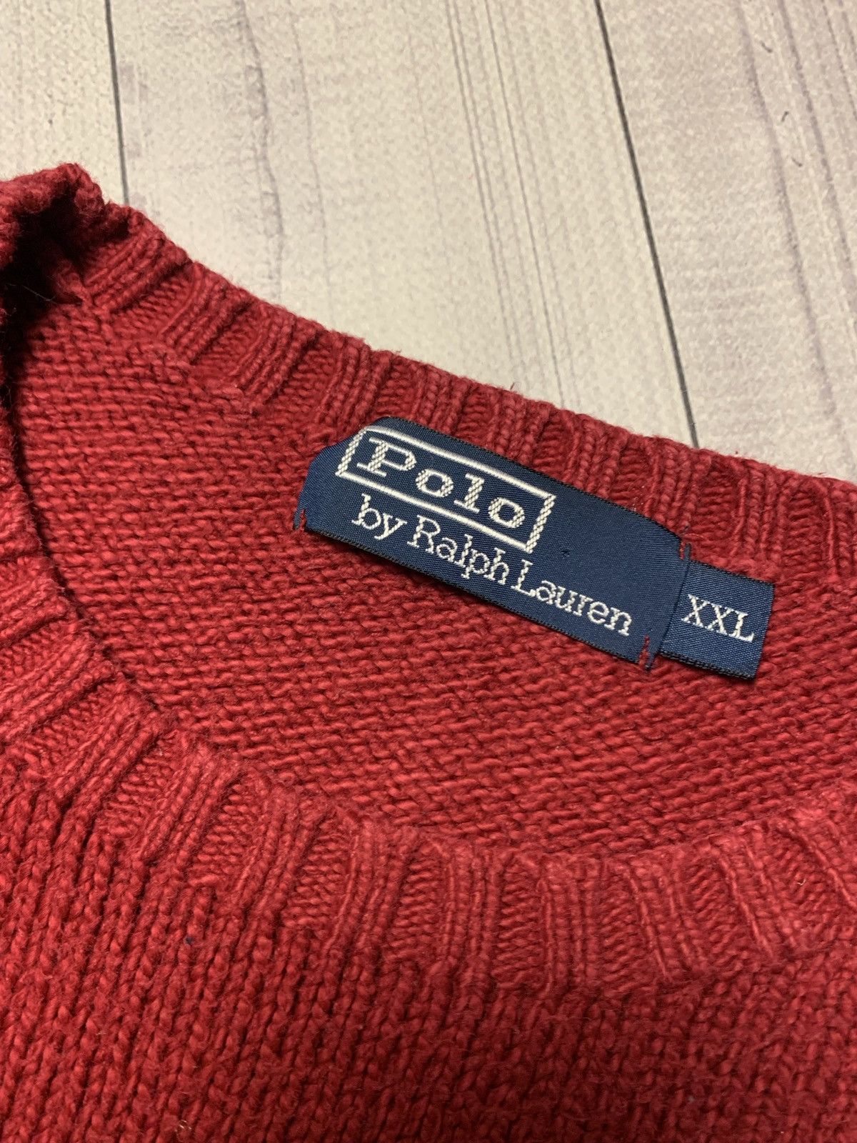 Polo Ralph Lauren × Vintage Vintage Polo Ralph Lauren sweater knitted size XXL Size US XXL / EU 58 / 5 - 4 Thumbnail