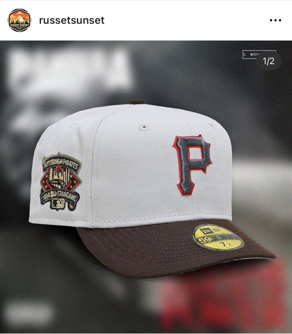image of Mlb x Myfitteds 7 1/4 Pittsburgh Pirates Pantera Vulgar Display Of Power in Beige, Men's